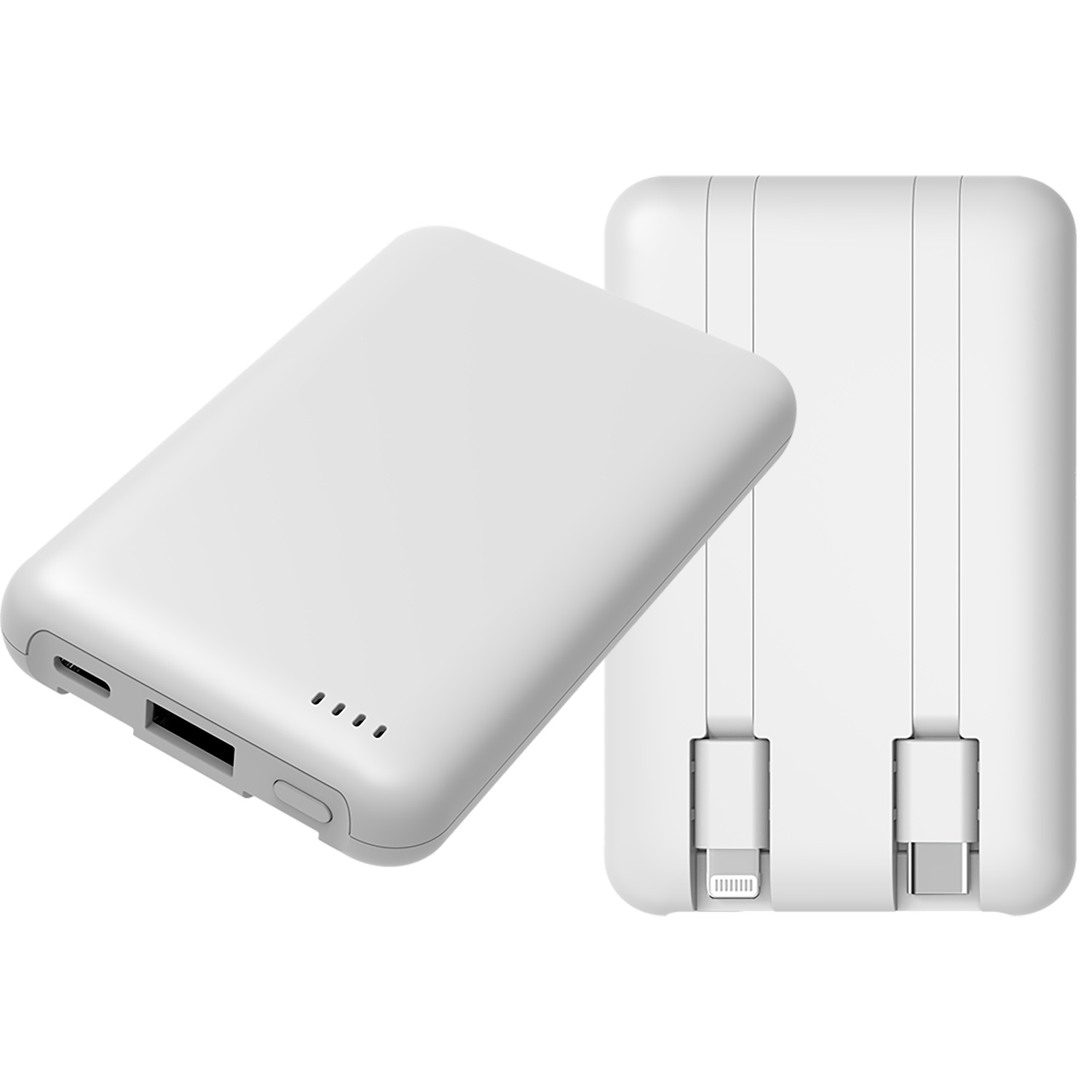 5,000 mAh UL Certified Power Bank with Built-In Cables 4
