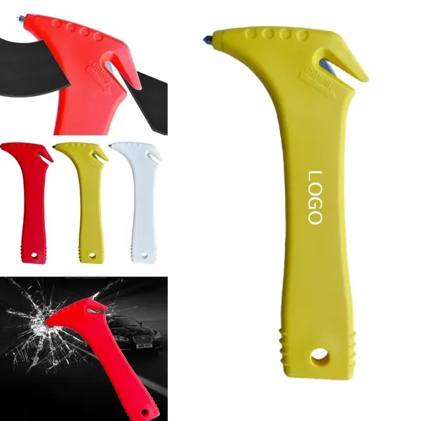 Steel Knife Emergency Safety Hammer with Car Window Breaker 2