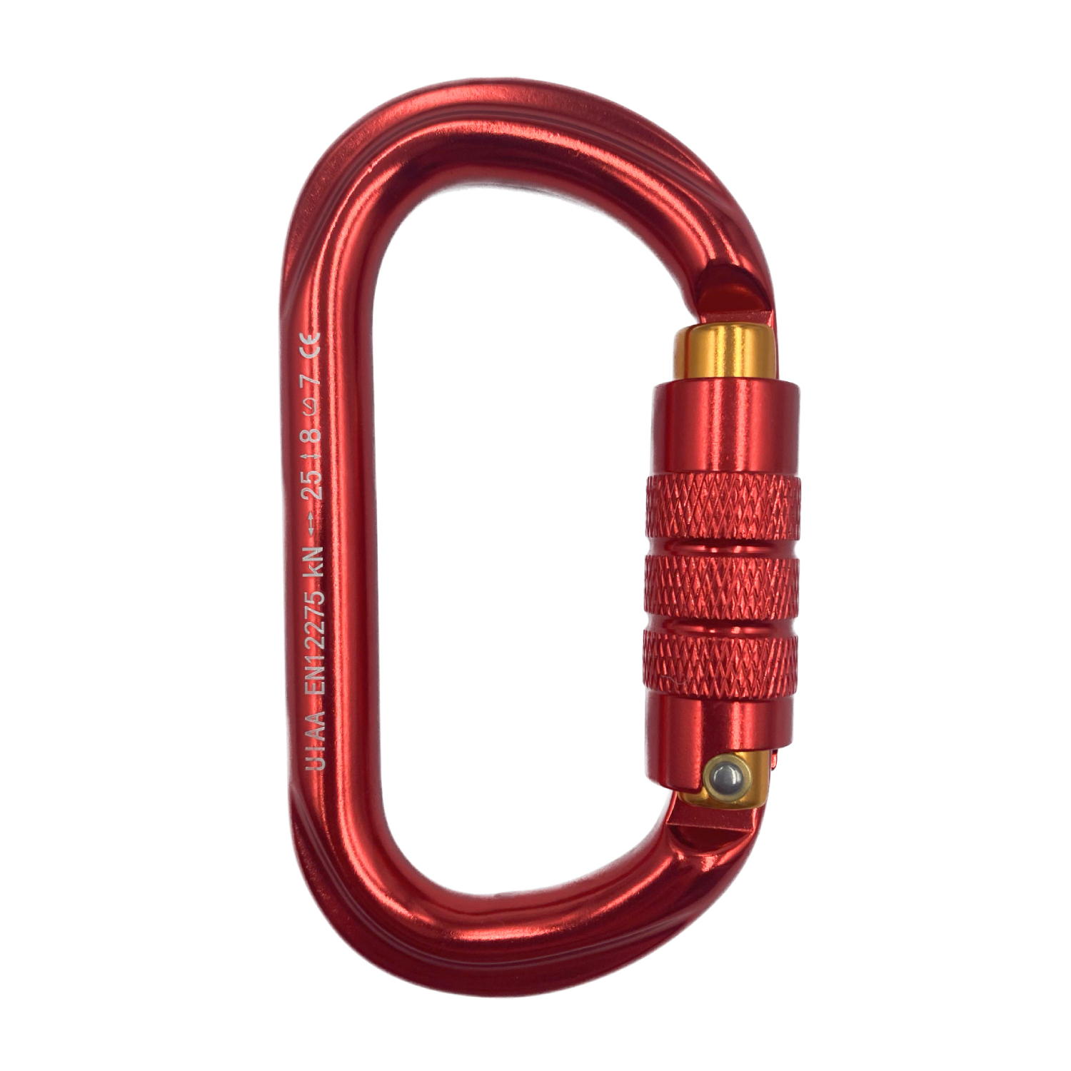 D Ring Twist Gate Aluminum Carabiner 4