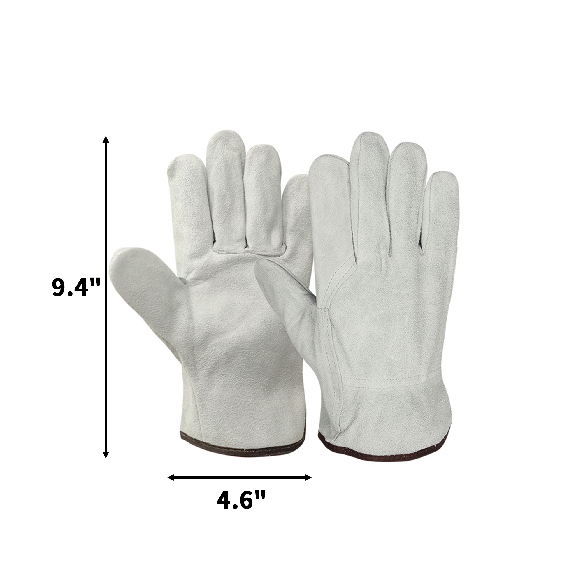 Buffalo Leather Work Glove With Keystone Thumb 4