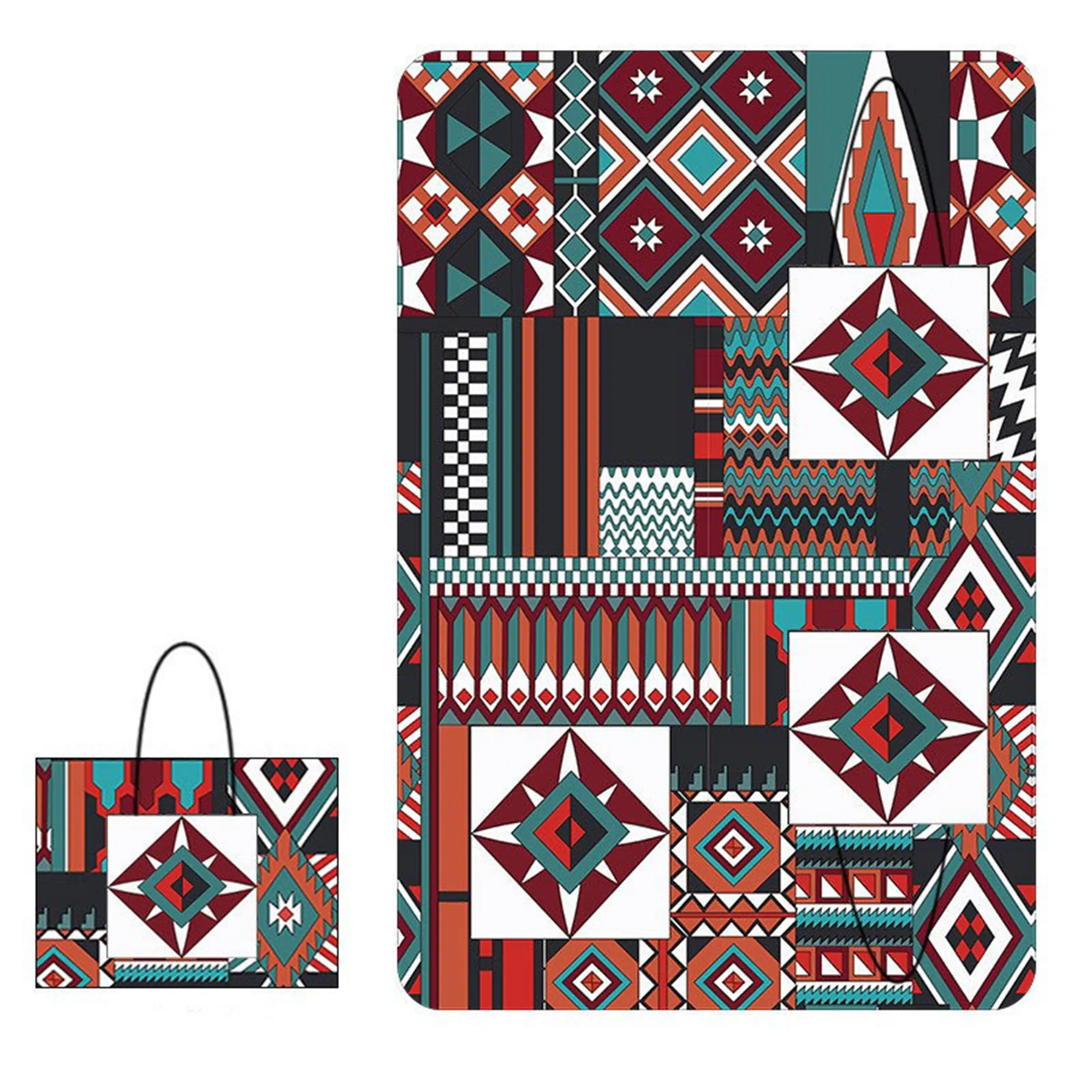 MOQ 50 Thickened Portable Picnic Tote Bag 3