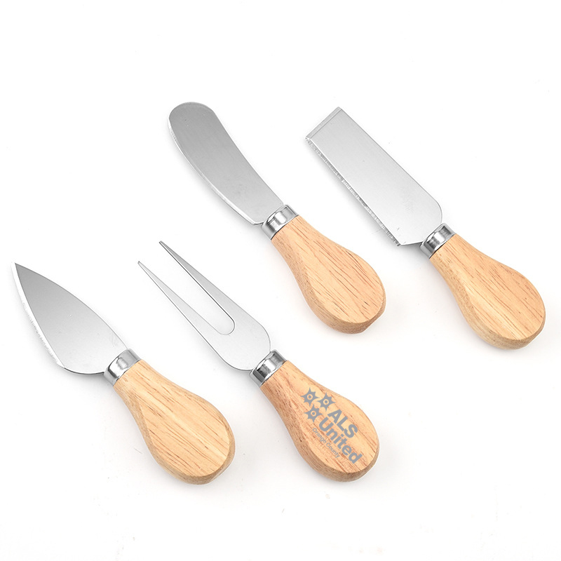 Cheese Knife And Fork Set 4