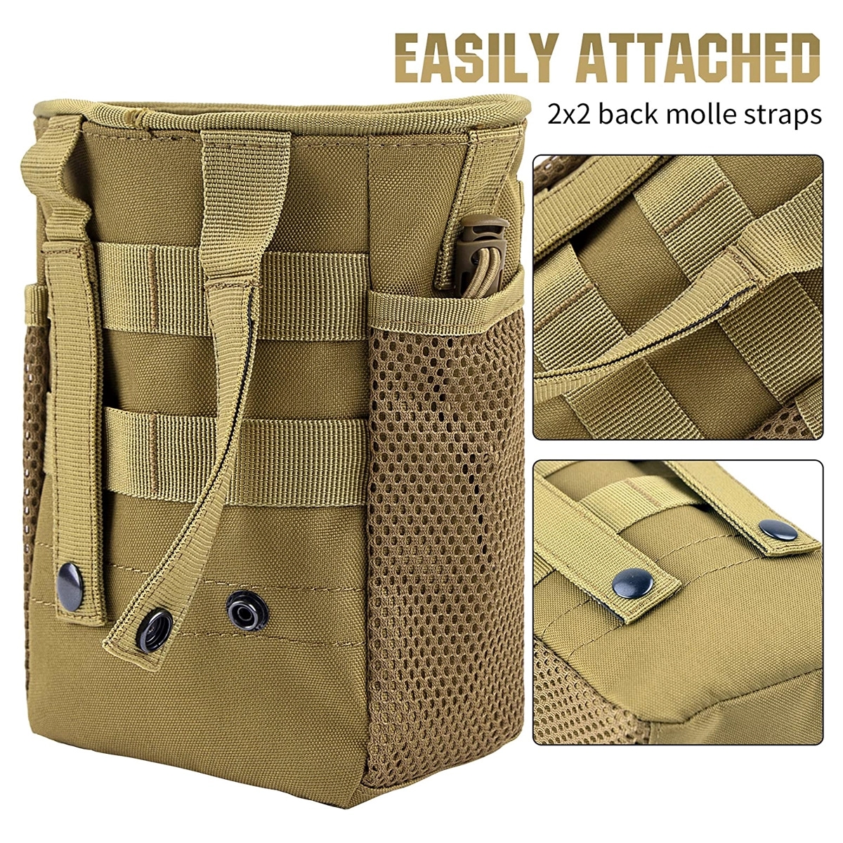 Tactical Molle Drawstring Dump Pouch 5