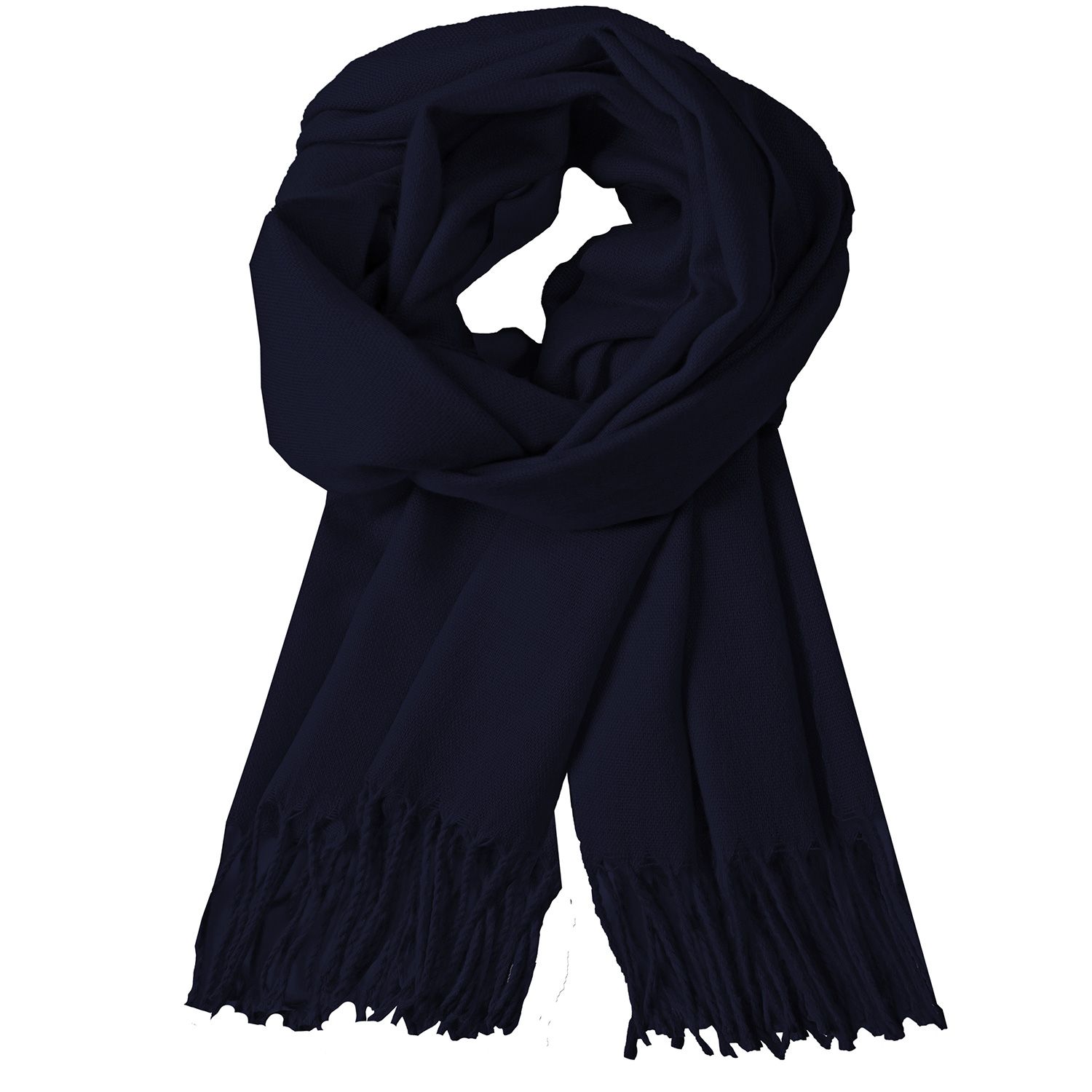 Navy Blue Acrylic Pashmina 1