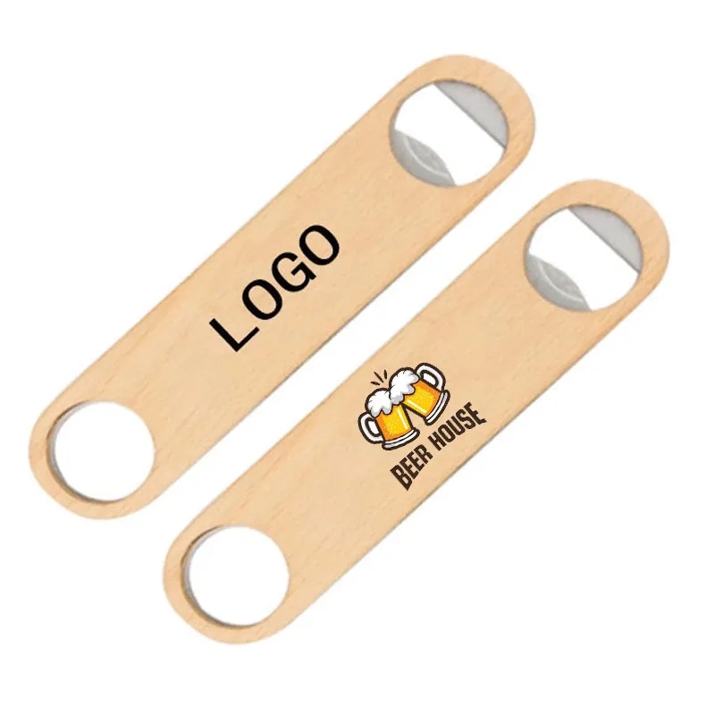 Wood Paddle Bottle Opener 2