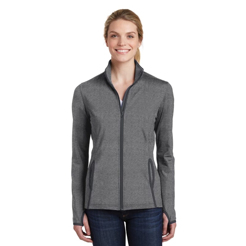 Sport-Tek Women's Sport-Wick Stretch Contrast Full-Zip Jacket. 54