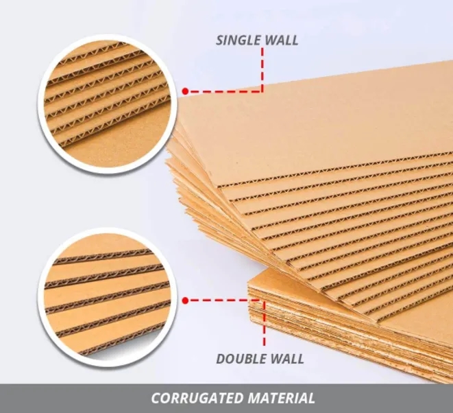 Tall Boxes - Brown (Printed), promotional household item with logo imprint 6