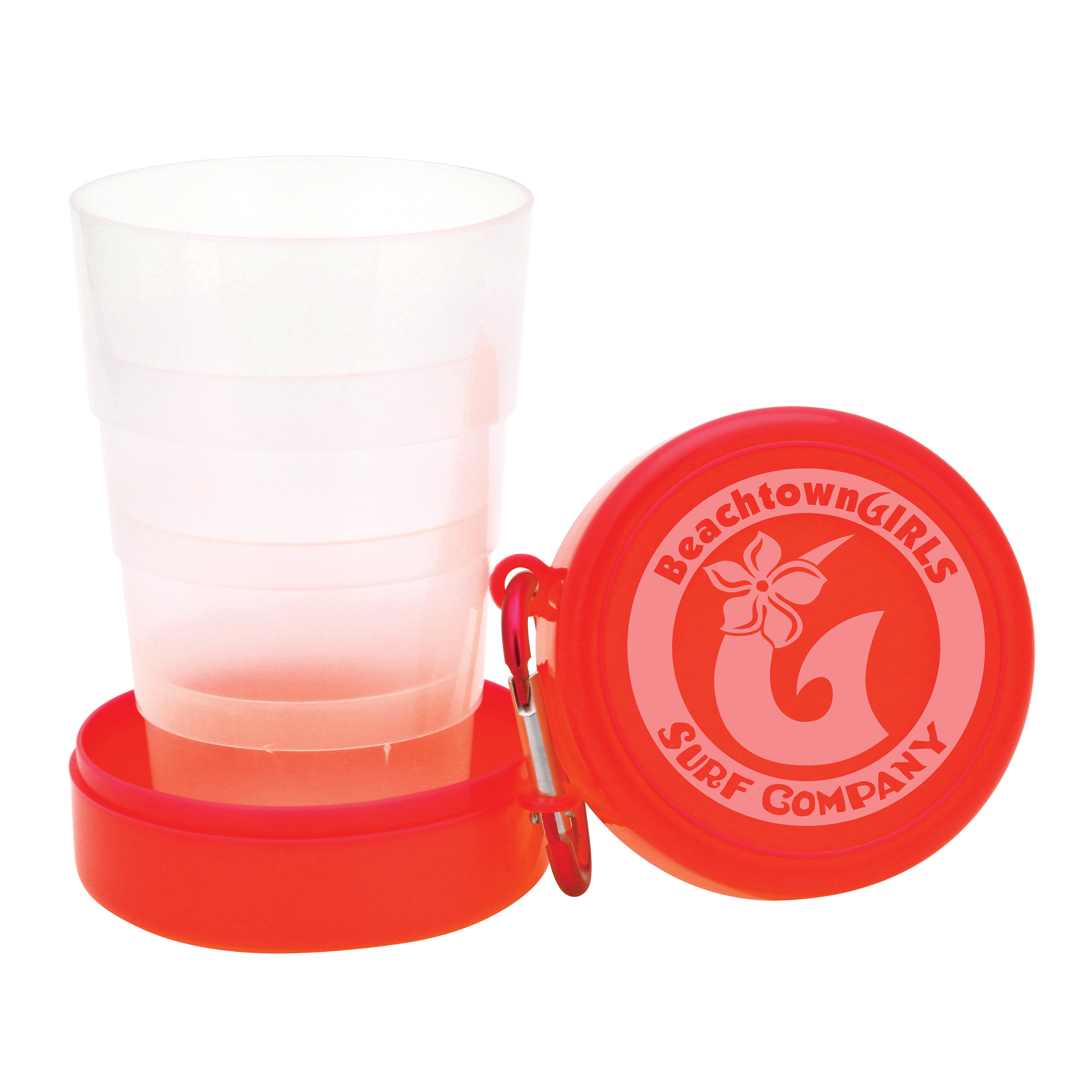 6 Oz. Pop-Up Collapsible Cup w/Carabiner 2