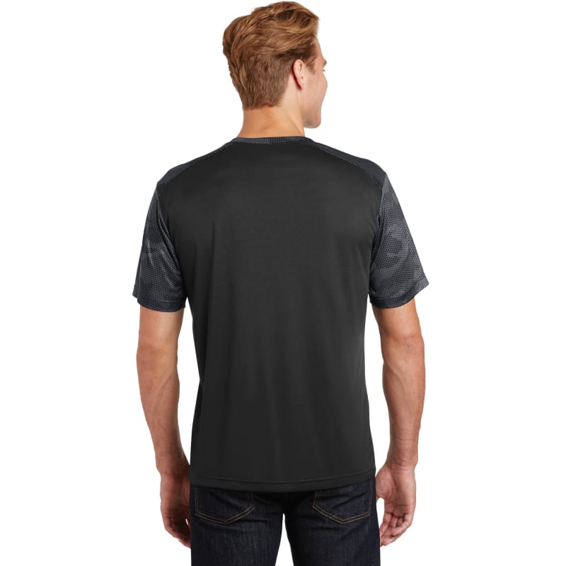 Sport-Tek CamoHex Colorblock Tee. 17