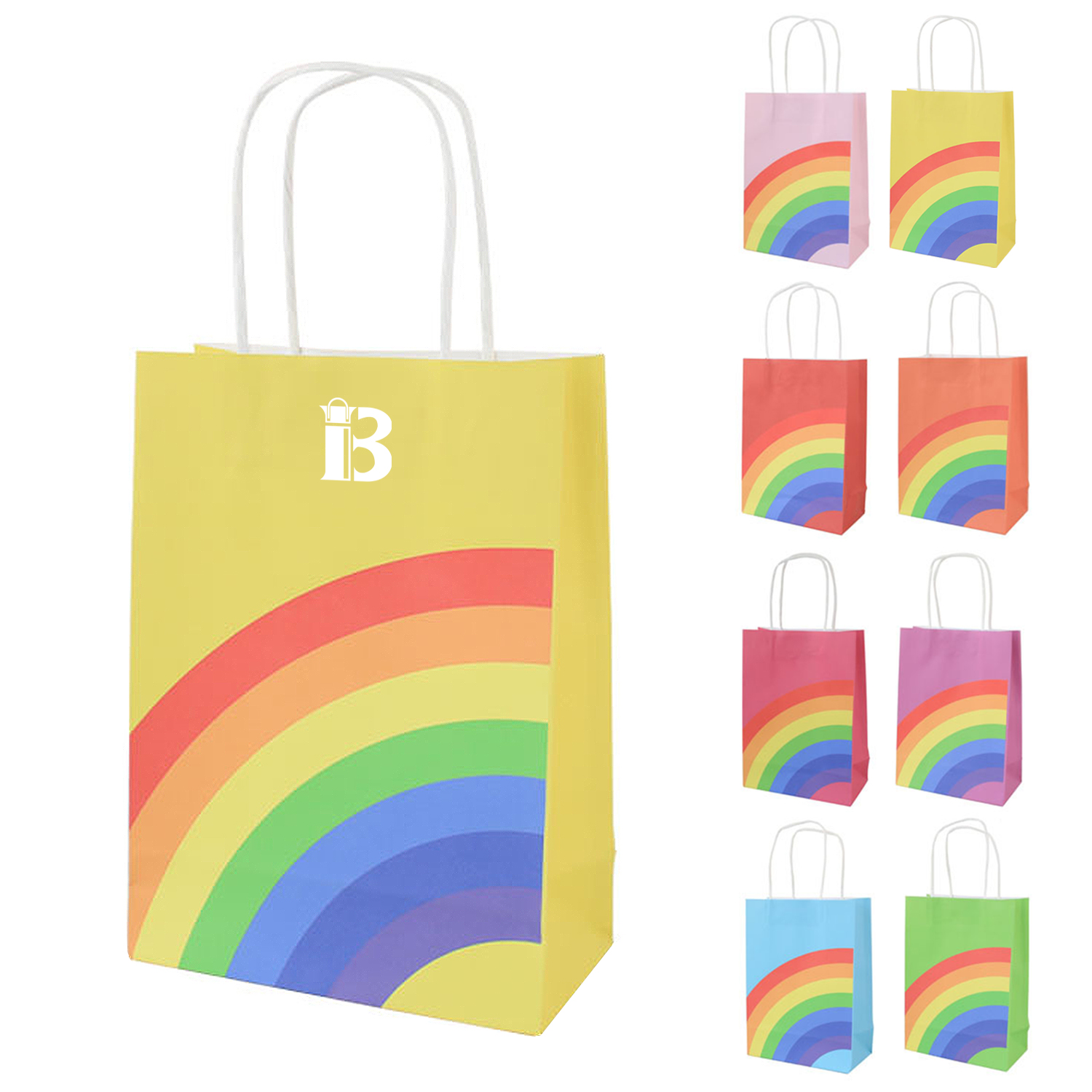 Kraft Paper Rectangular Tote Gift Bag 2