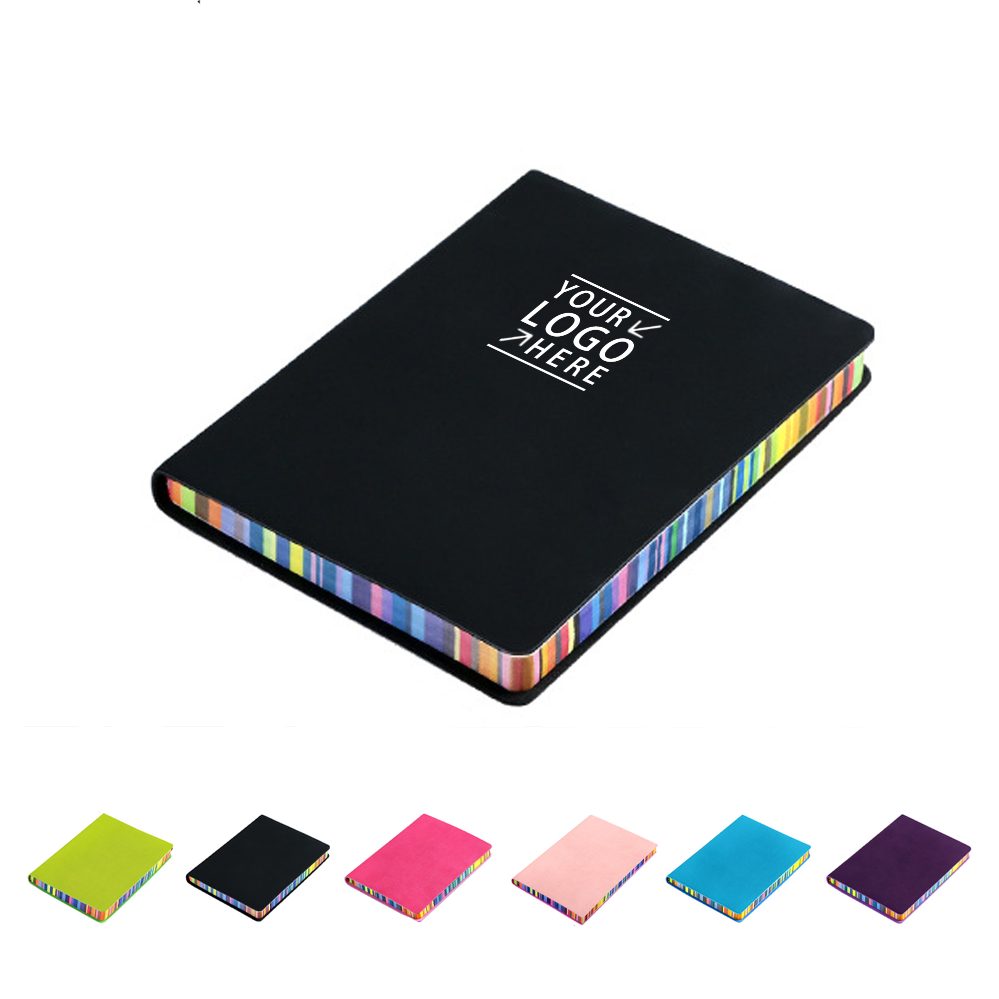 Soft Face Rainbow Edge Notebook 2