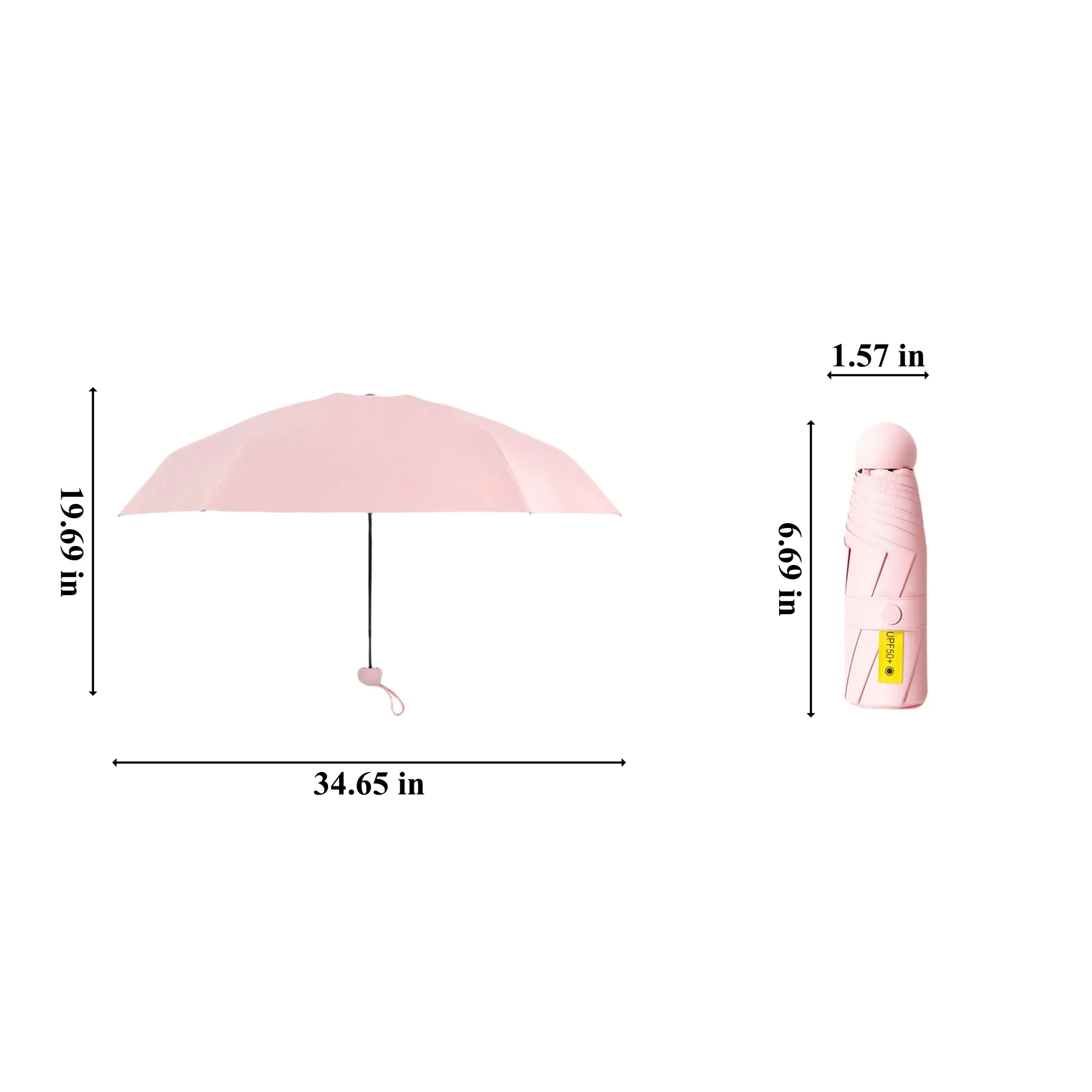 Compact Portable Mini Umbrella Windproof Quick Dry 2