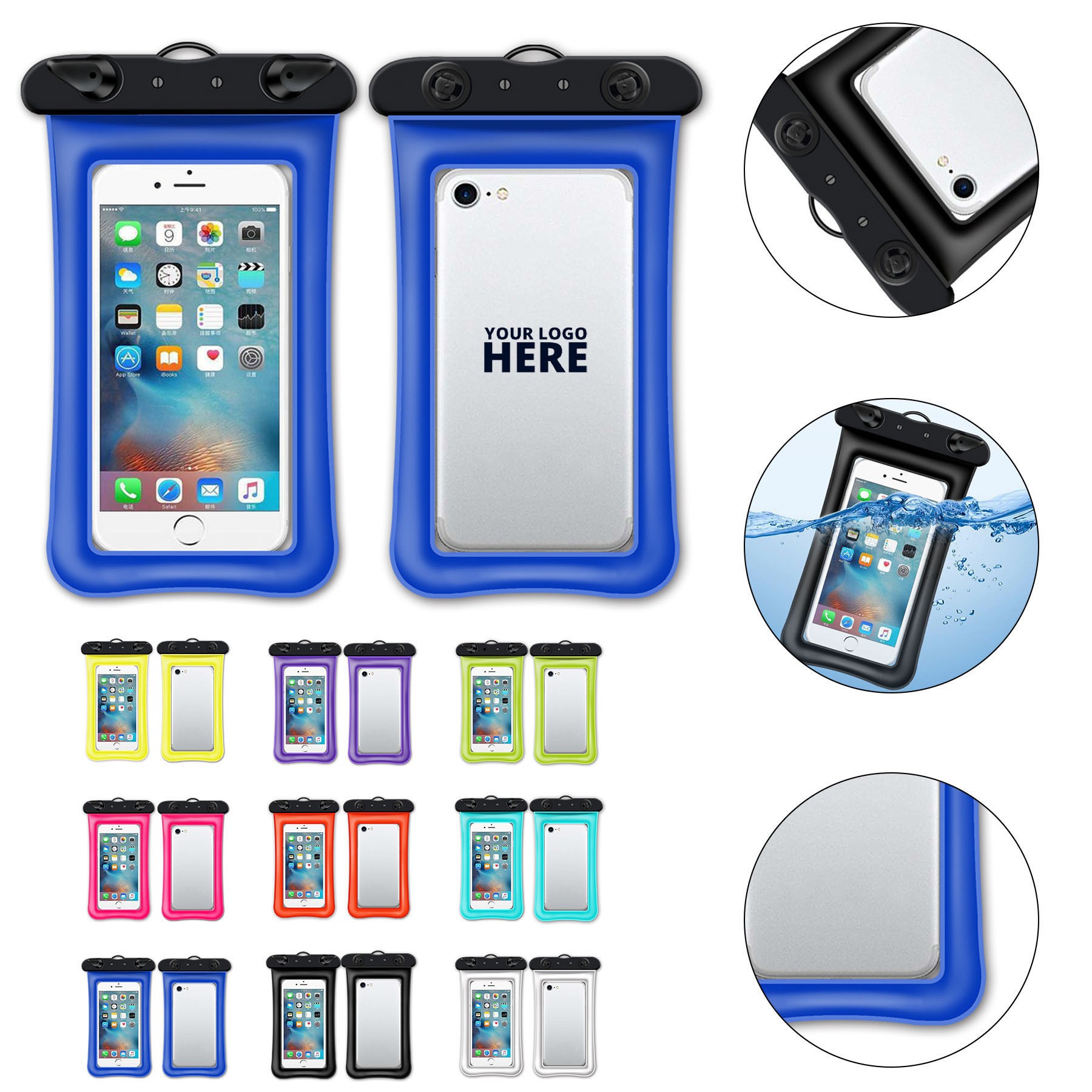 Waterproof Phone Case w/Lanyard 1