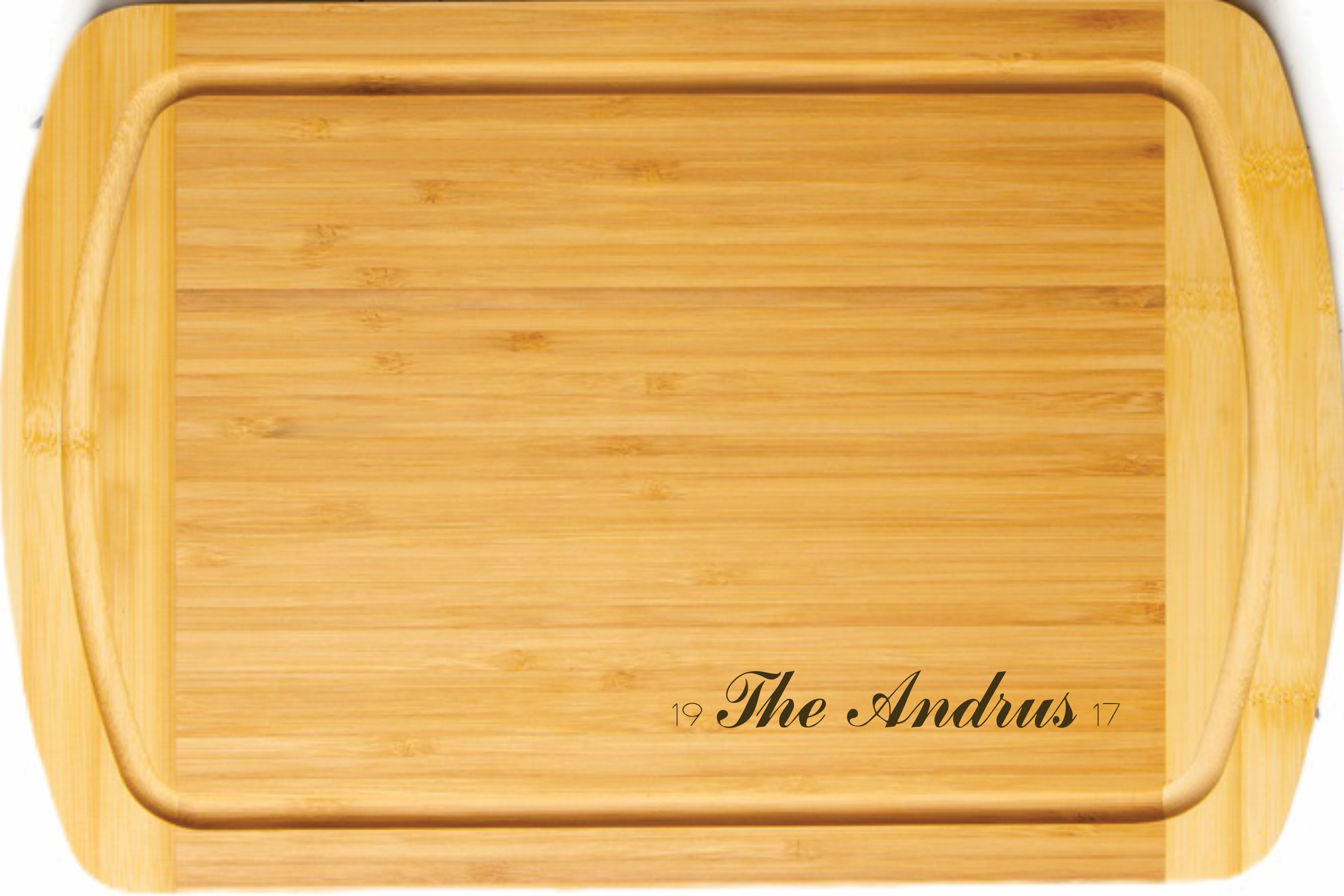 12" x 8" Medium Fiji Bamboo Cutting Board 3