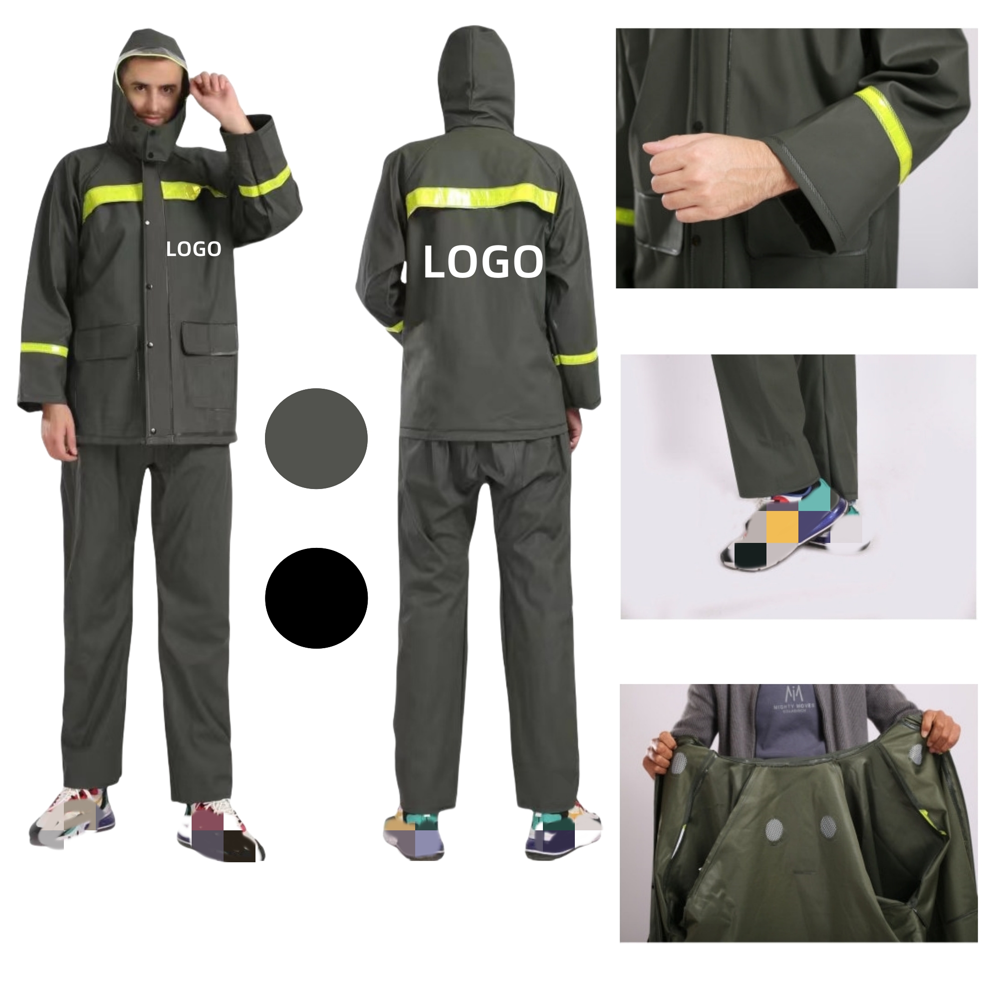 Custom Split Raincoat 3