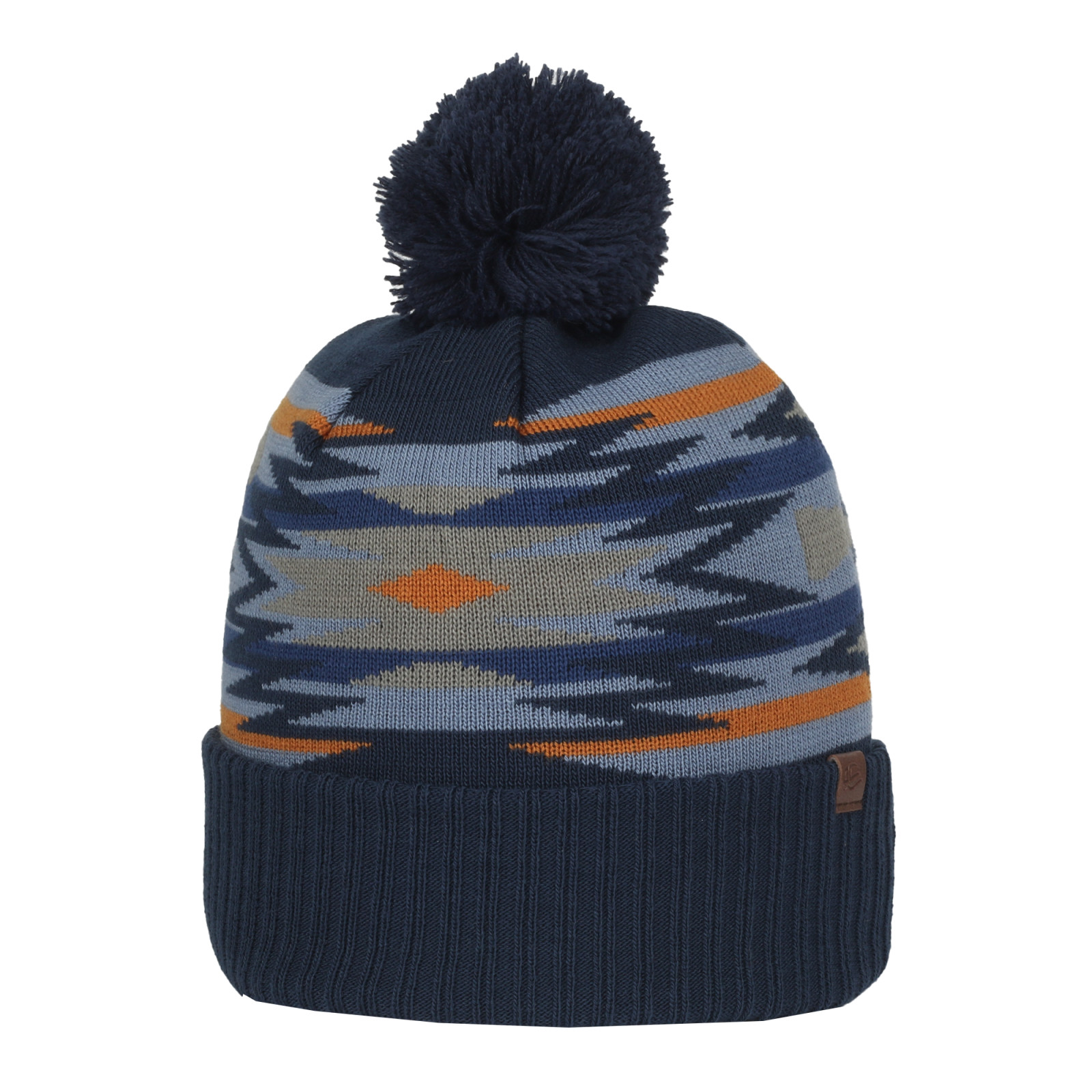 Graphic Watch Cap with Pom 3