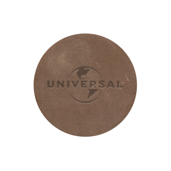 2 1/2" Leather Circle Patch 9