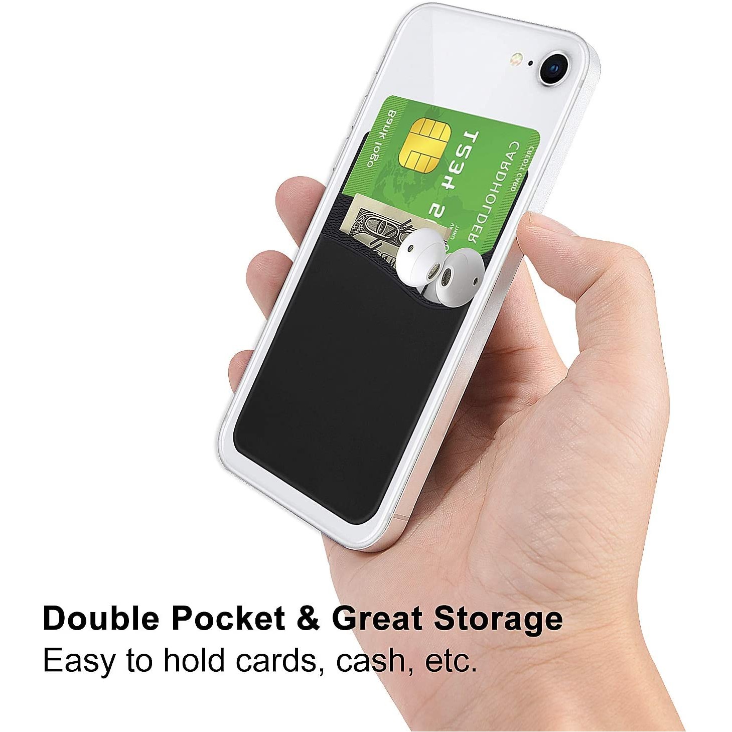 Card Holder for Back of Phone 5