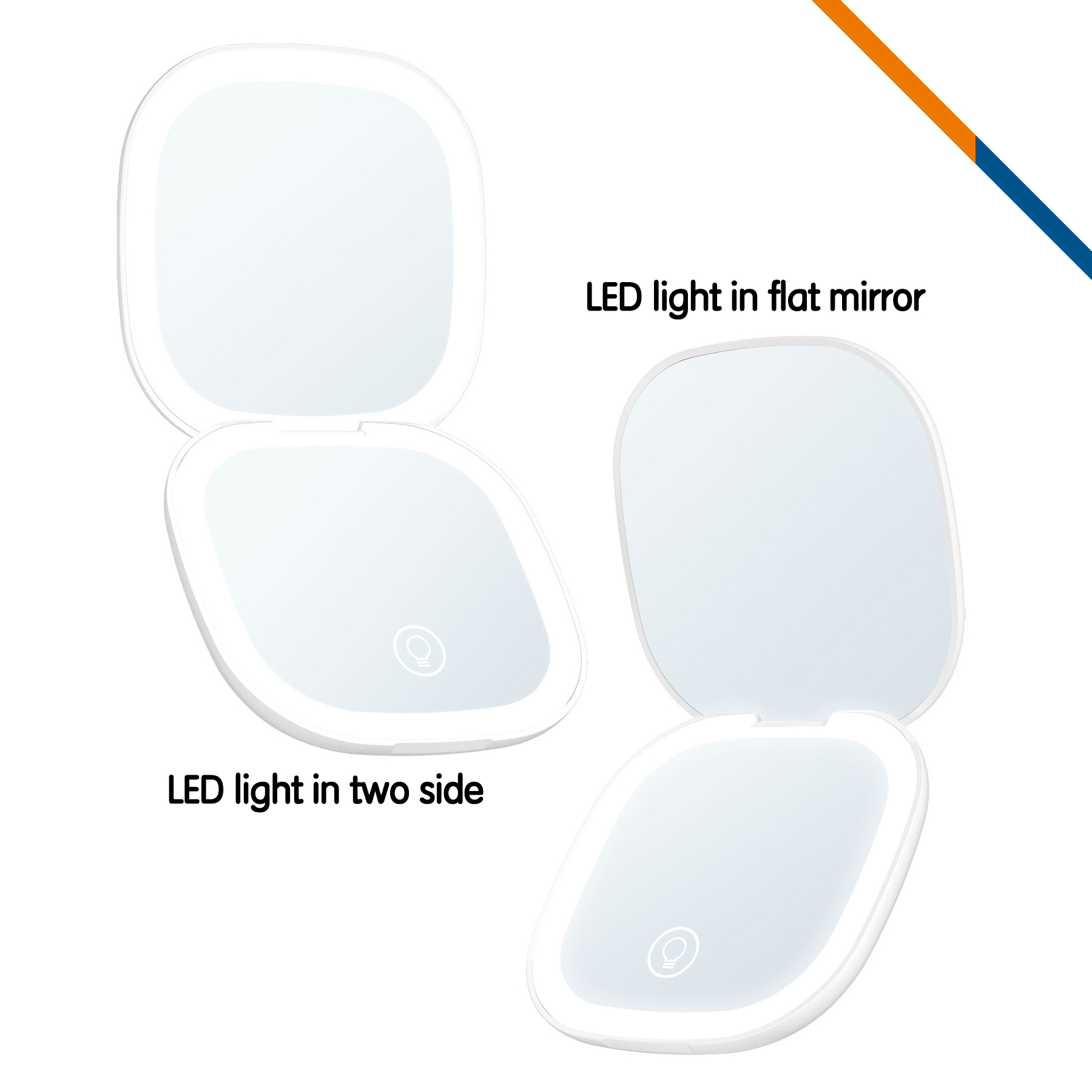 Nia LED Compact Mirror 8