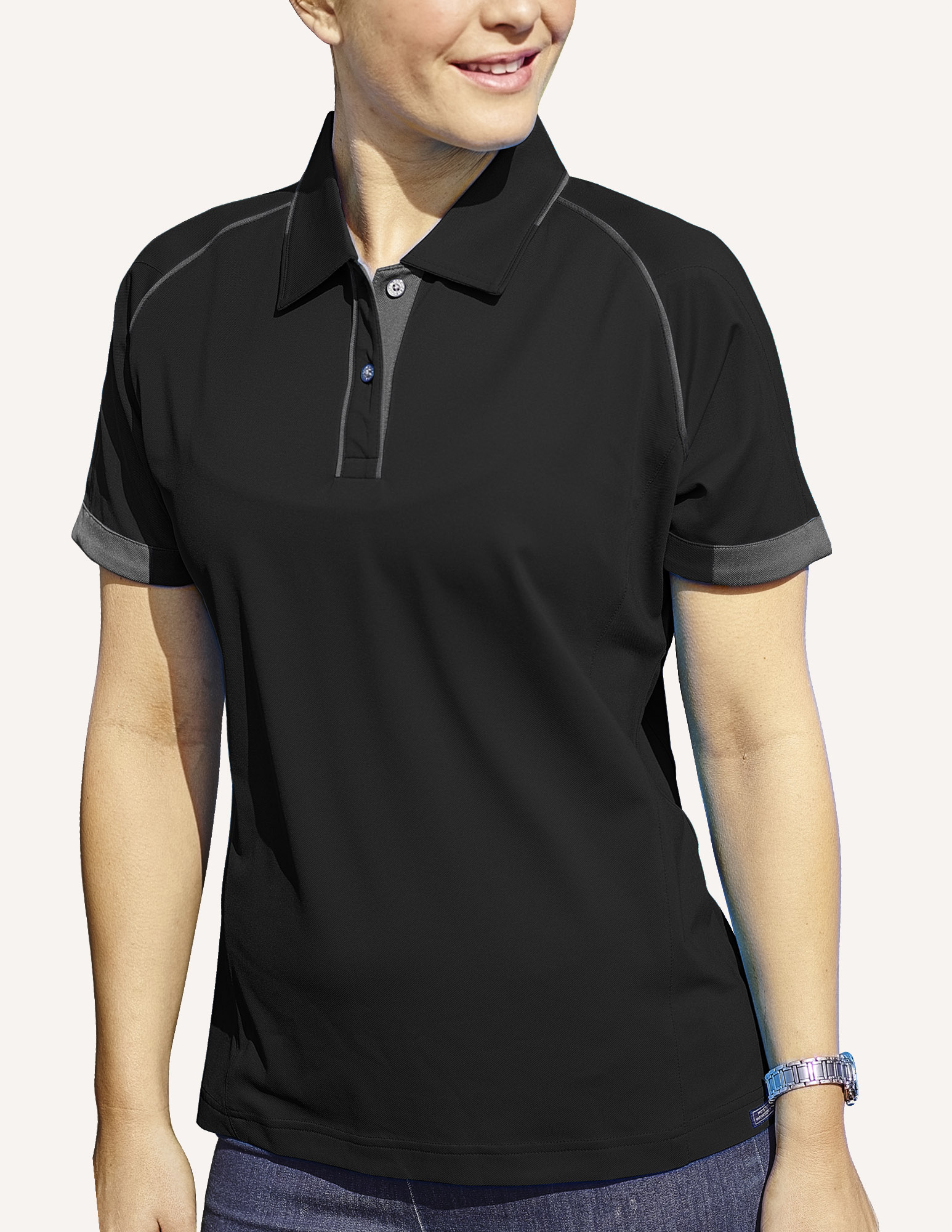 Ladies' Aloha Hybrid Cooler Polo Shirt 14