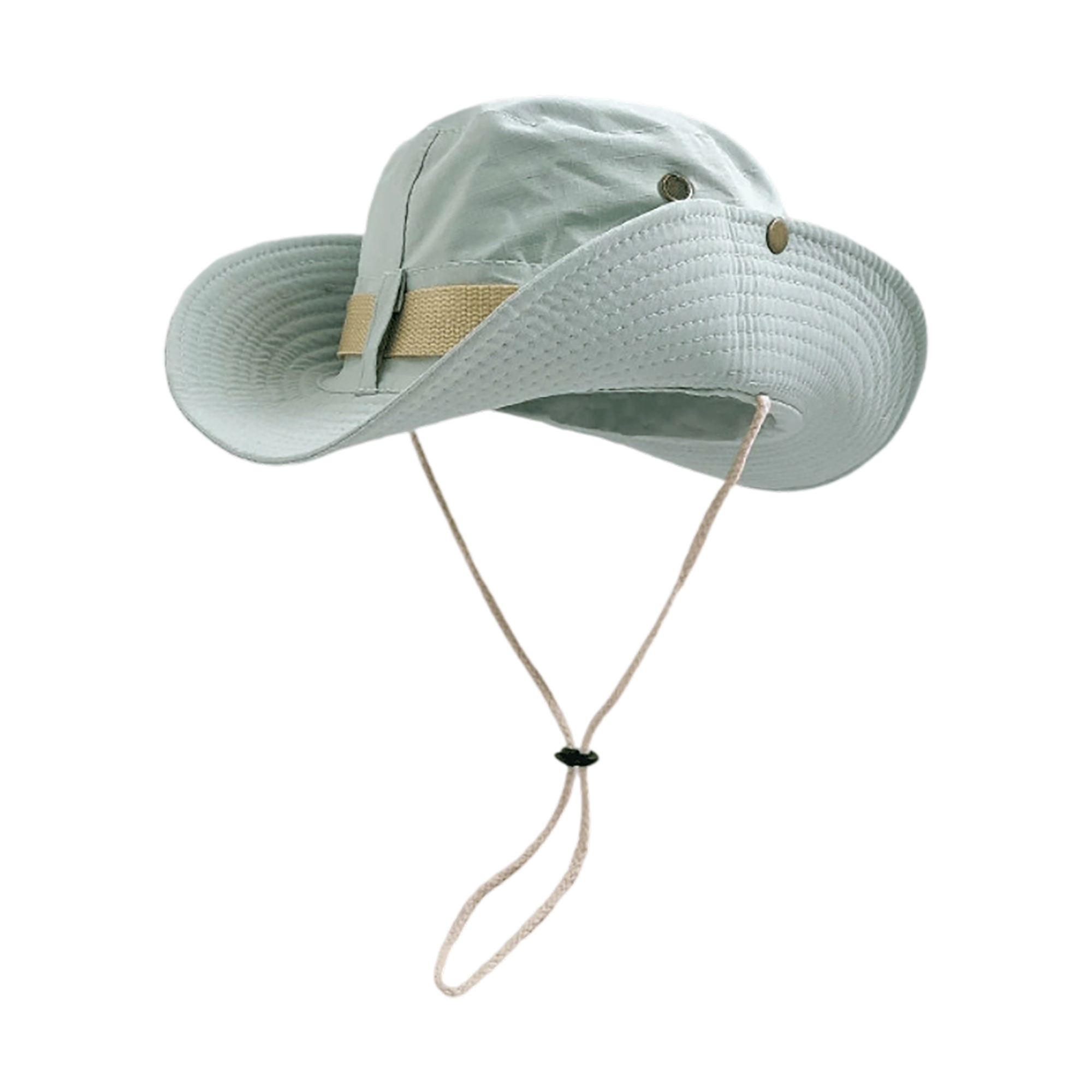 Polyester Wide Brim Fisherman Hat With Ventilation Eyelets 6