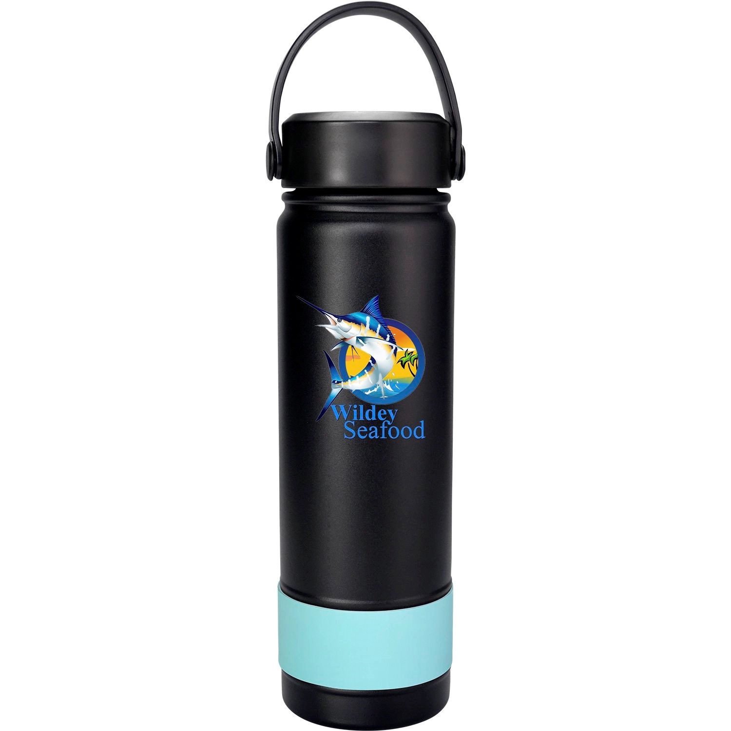 Metal Top 24 oz. Colorful Banded Bottle 15