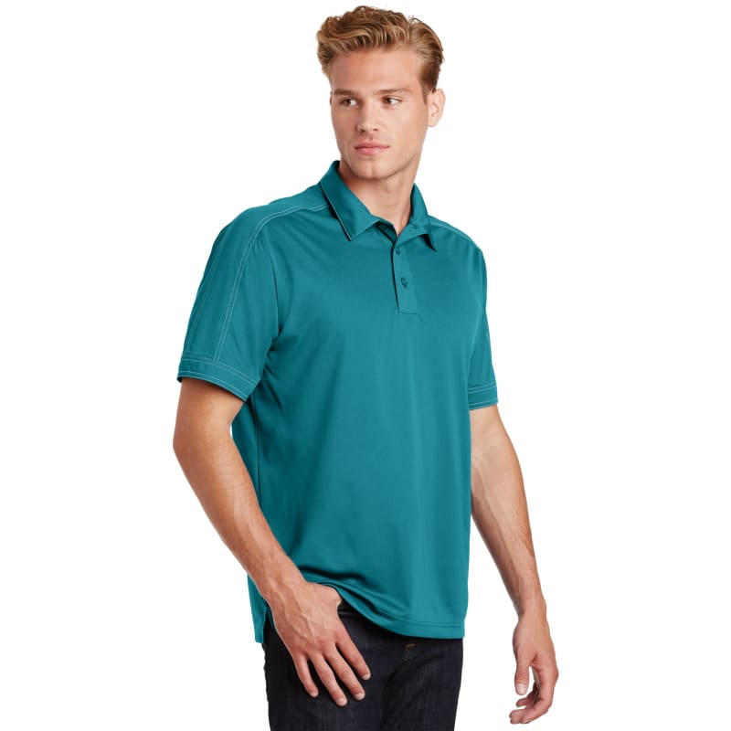 Sport-Tek Contrast Stitch Micropique Sport-Wick Polo. 18