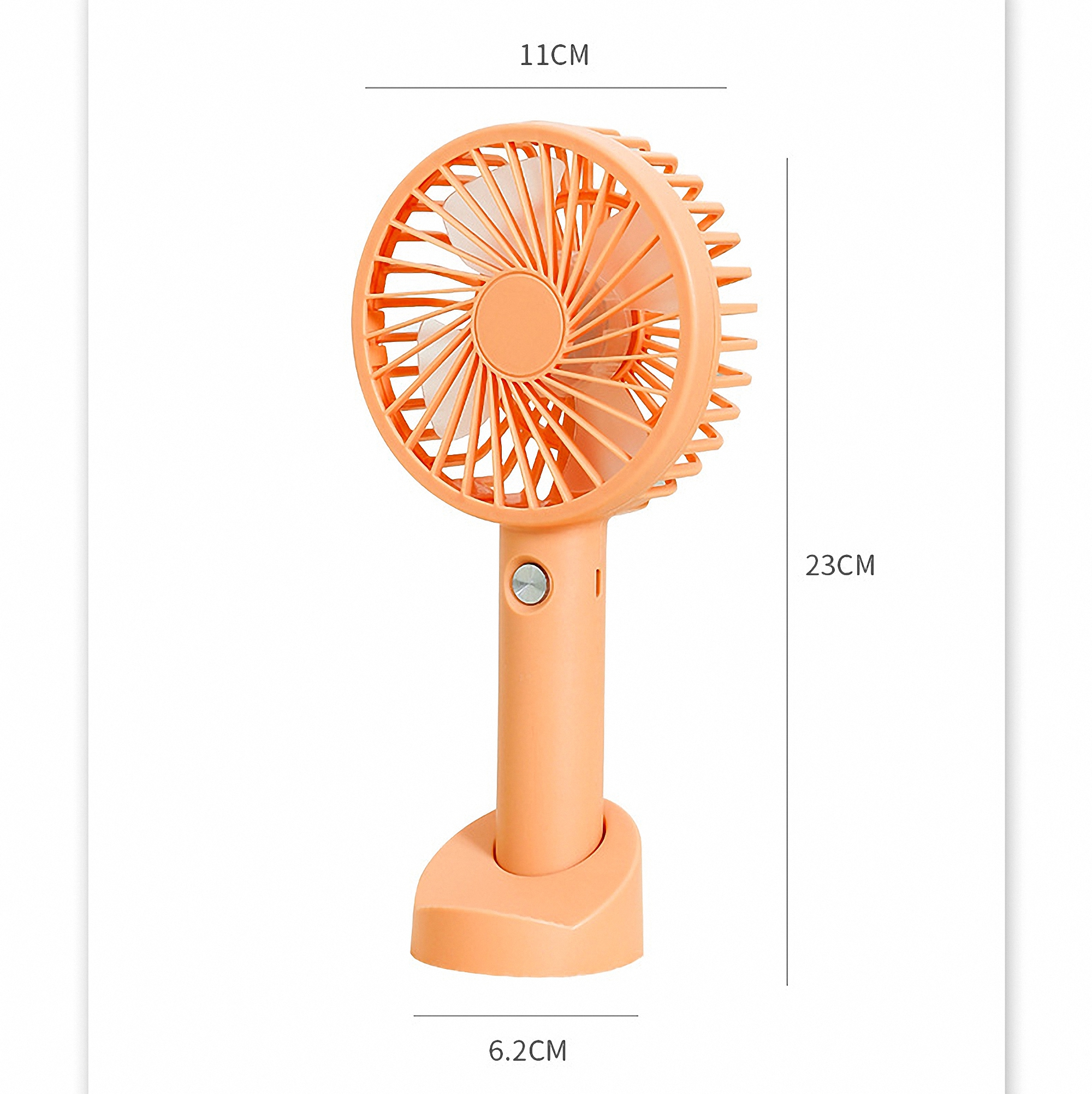 Portable Rechargeable Handheld Fan with Phone Holder 5