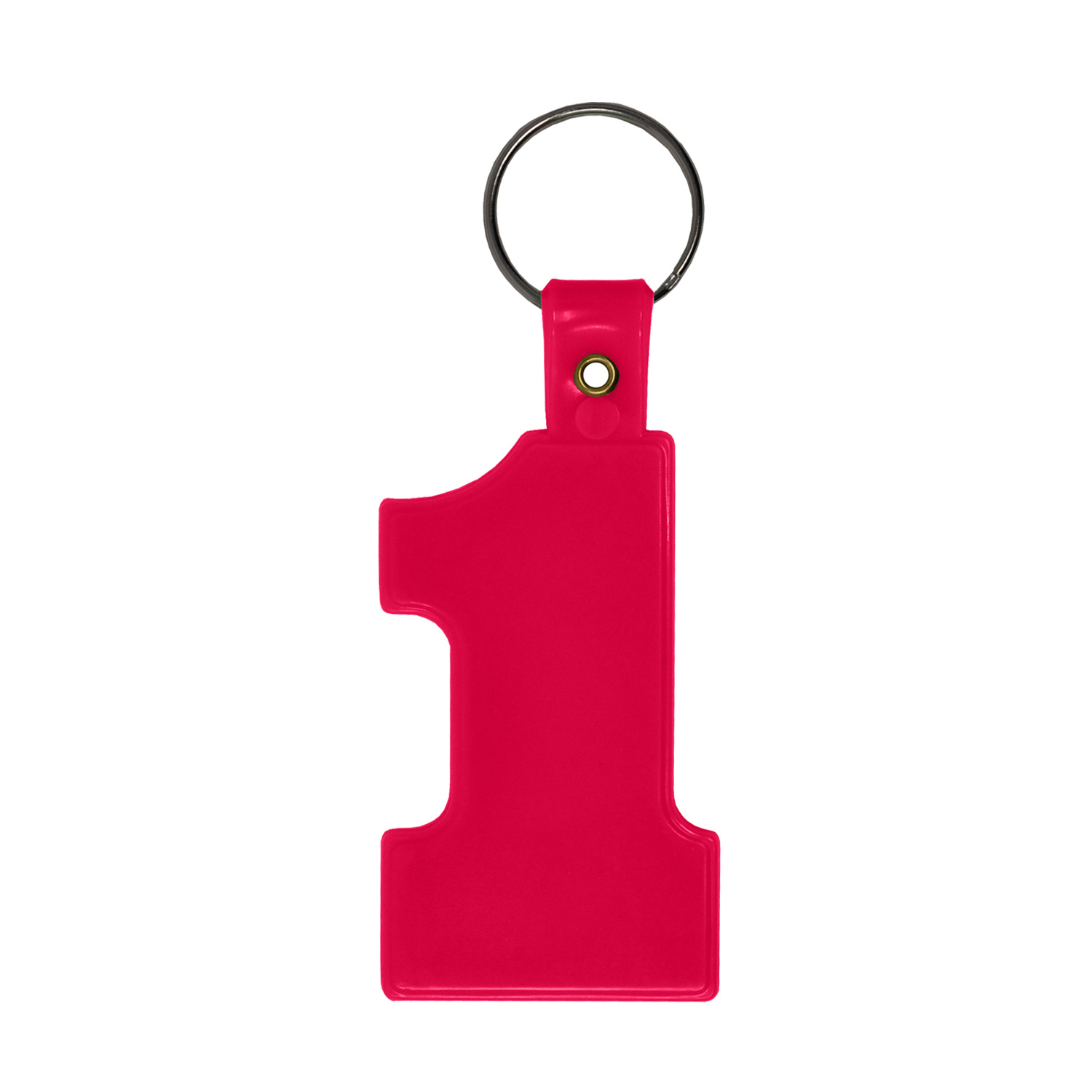 #1 Shaped Key Tag 3