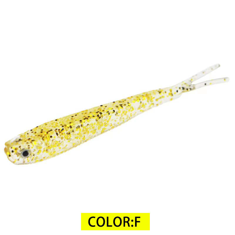 Fishing Lures Bass Bait, Soft Plastic Split Tail Lure 2