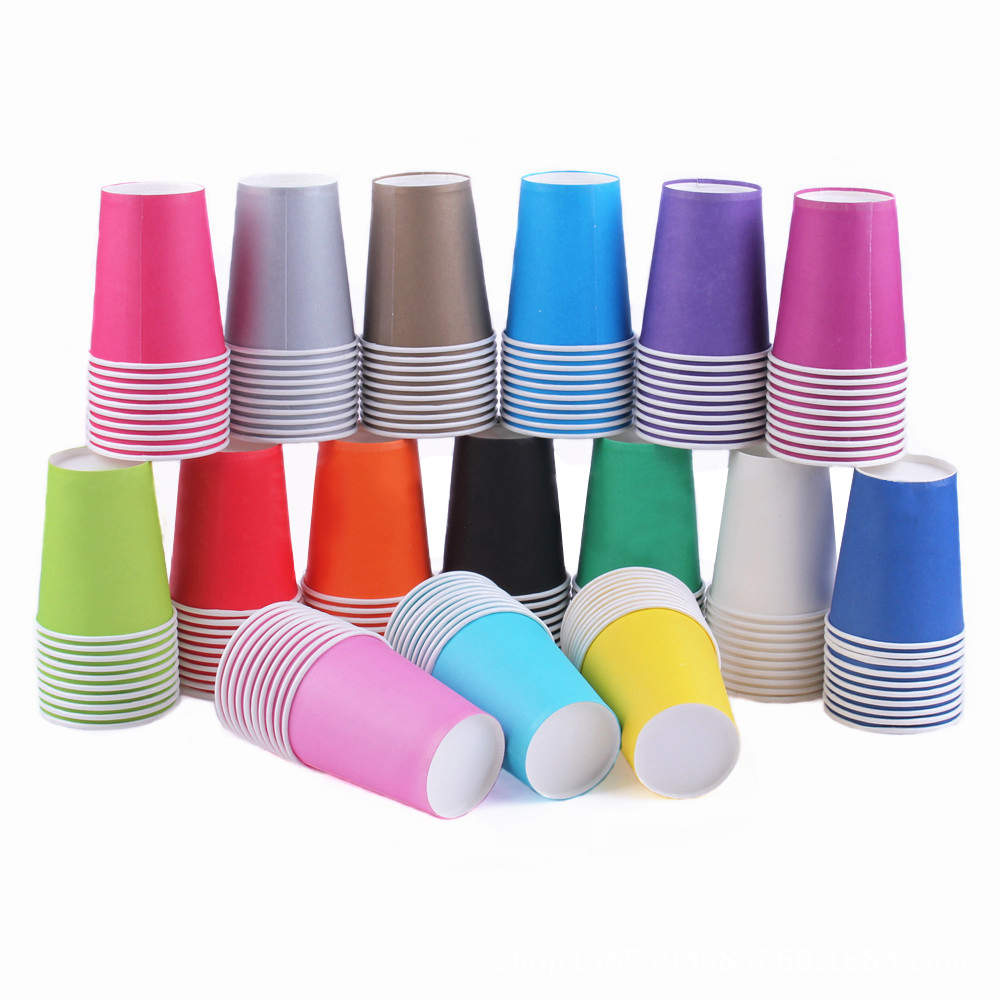 Disposable Colors Paper Cups 3