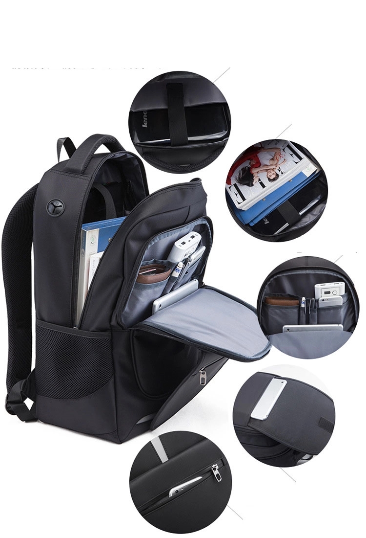 Waterproof Leisure Laptop Bags Decompression With USB Port 16