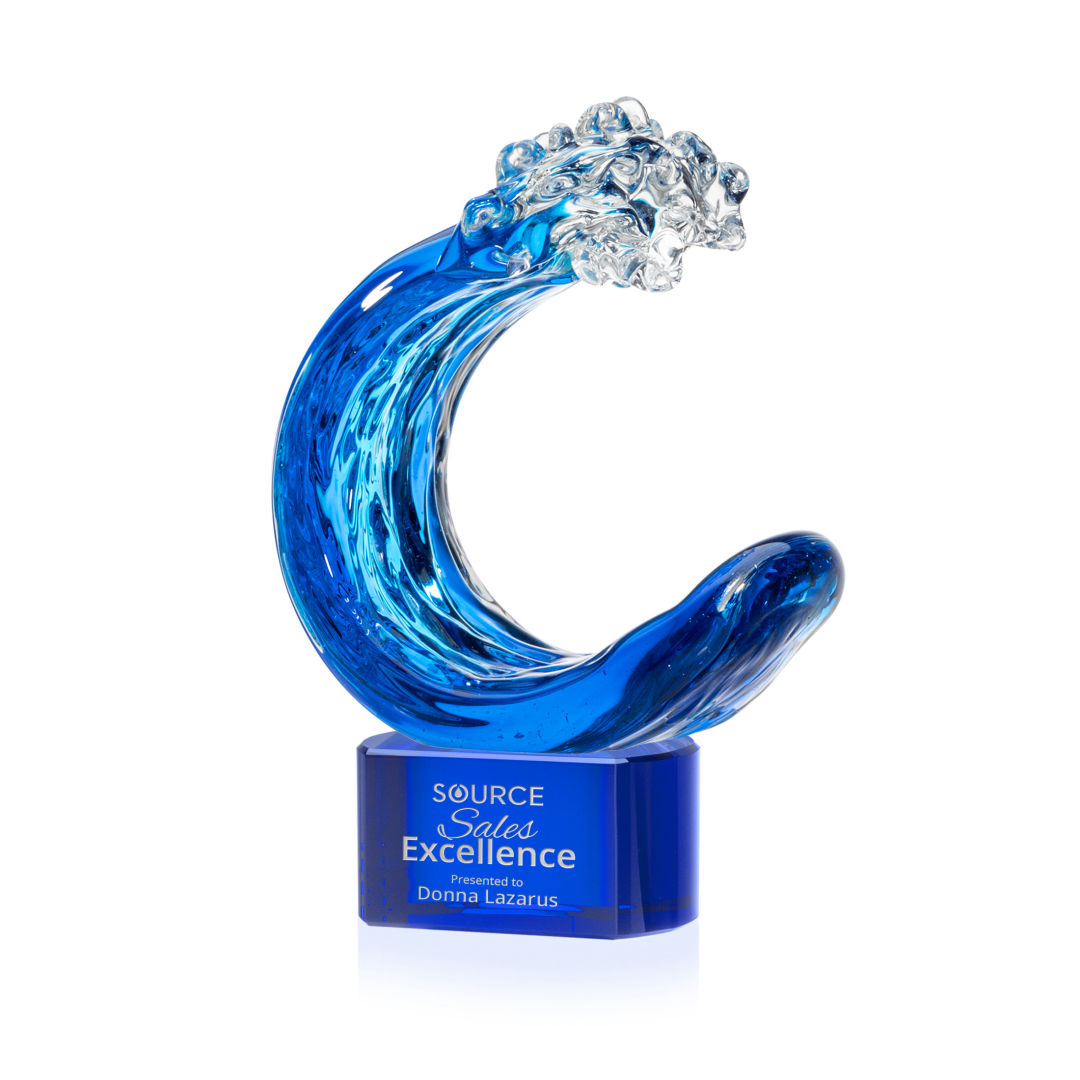 Oceana Award on Paragon Base - Blue 3