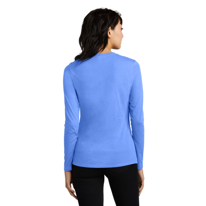 District Women's Perfect Blend CVC Long Sleeve Tee 2