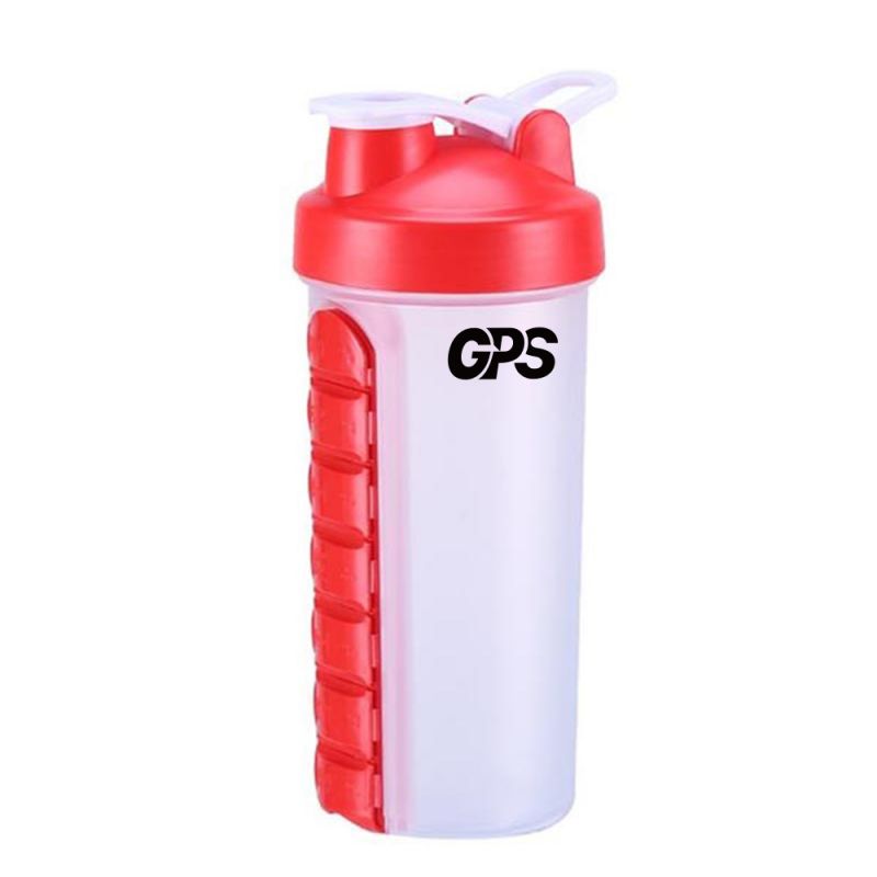 7 Compartments Pill Case with Water Bottle 4