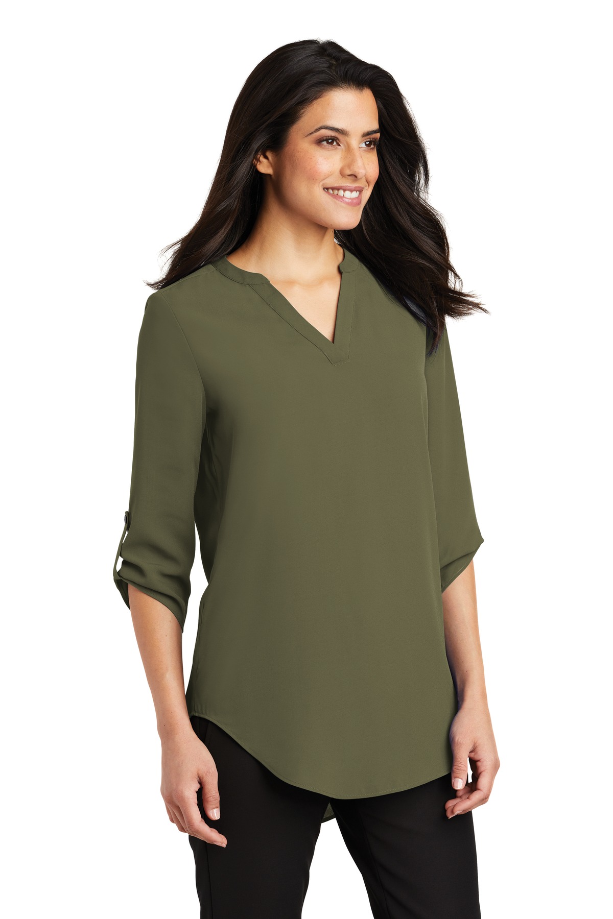 Port Authority Women's 3/4-Sleeve Tunic Blouse. LW701 58