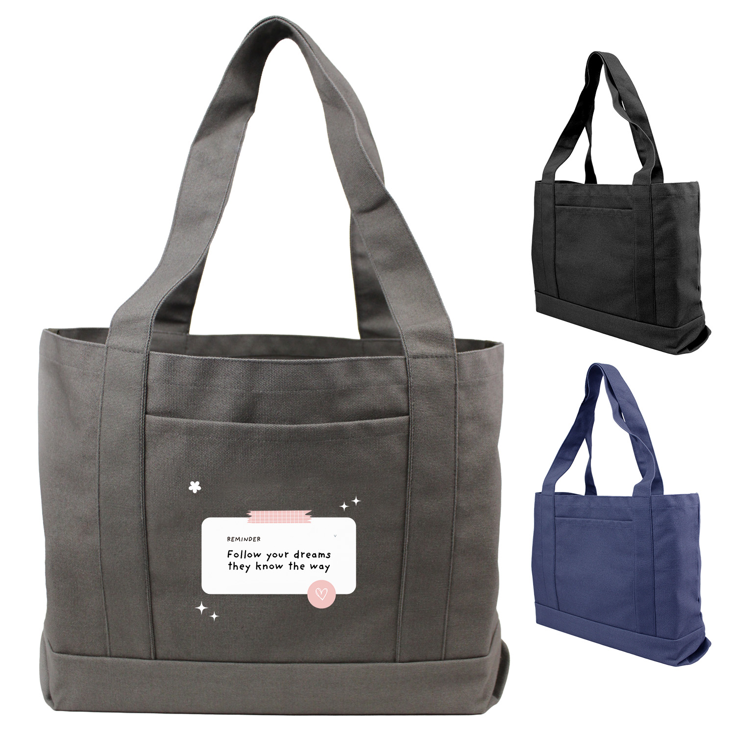 Stonewashed Boat Tote 1
