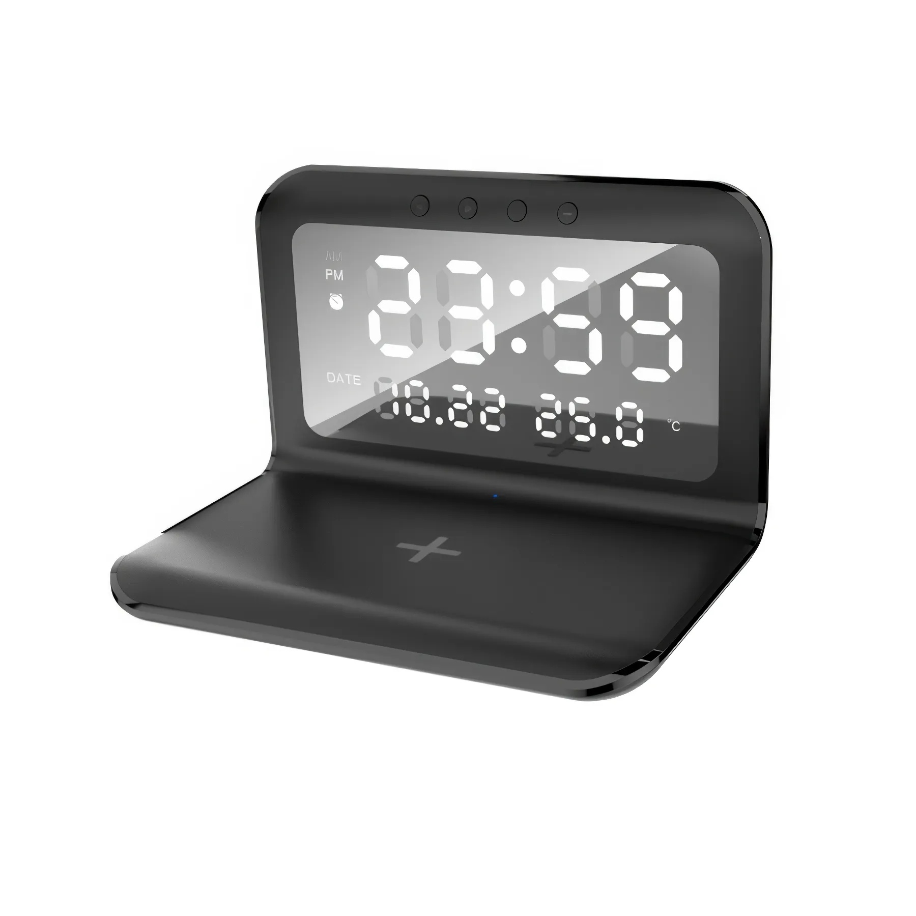 Foldable Alarm Clock Wireless Charger 4