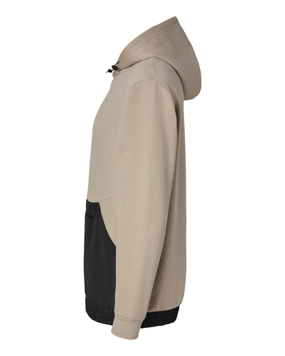 Unisex Mixed Media Hooded Sweatshirt - 23112 21