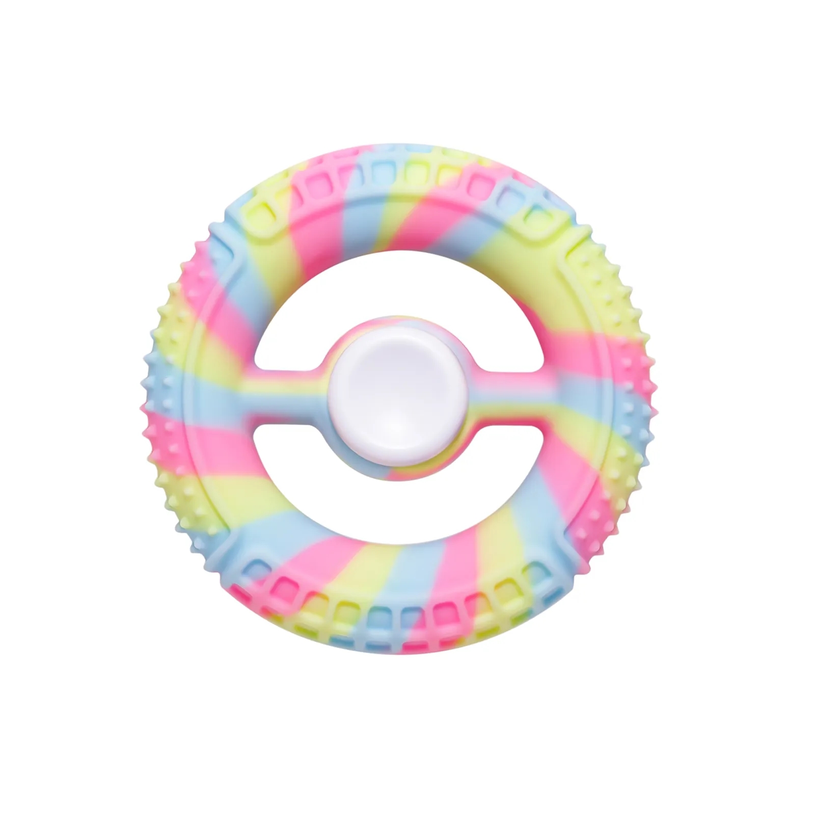 Silicone Fidget Spinner Stress Reliever & Exerciser 6