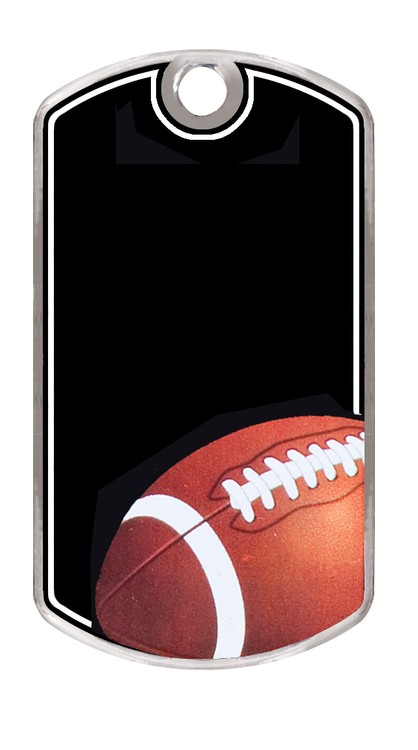 Football Metal Dog Tag 2