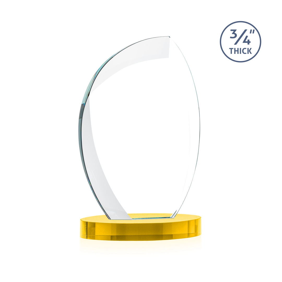 Wichita VividPrint™ Award on Alberton Base - Gold 1