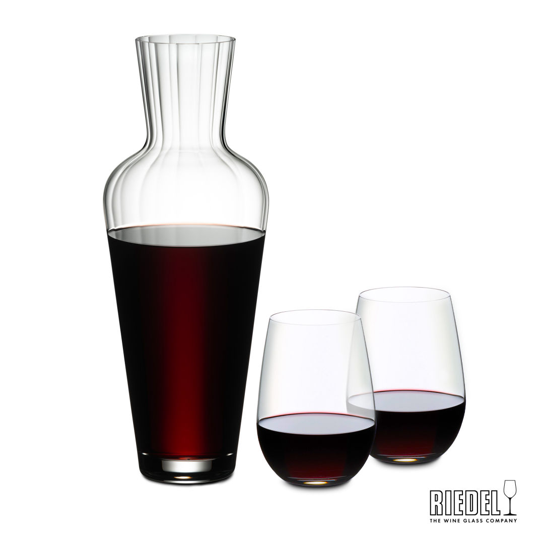RIEDEL Mosel Decanter & Stemless Wine Set 2
