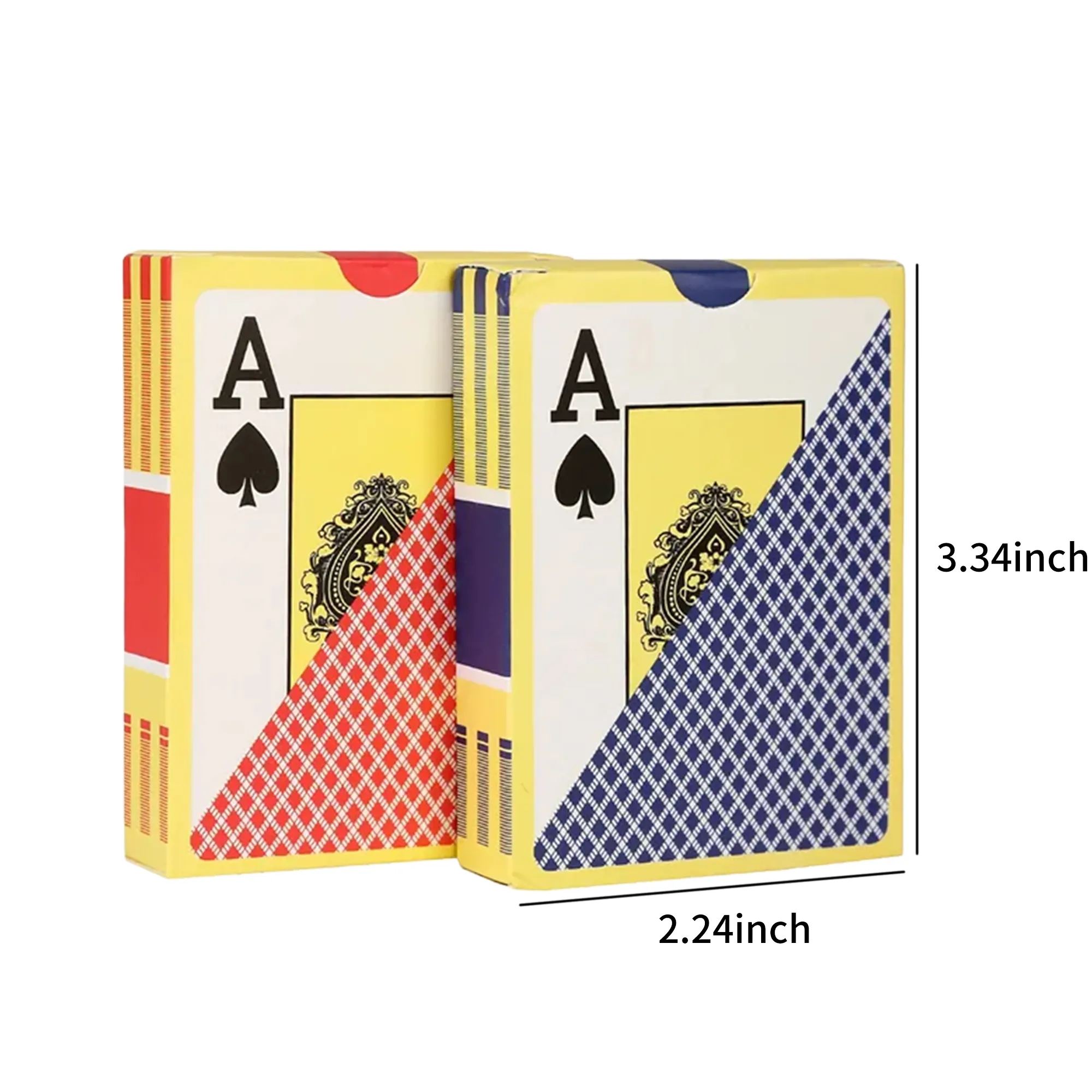 Custom Playing Cards 2.24x3.43 Inch 54 Card Deck Durable 1