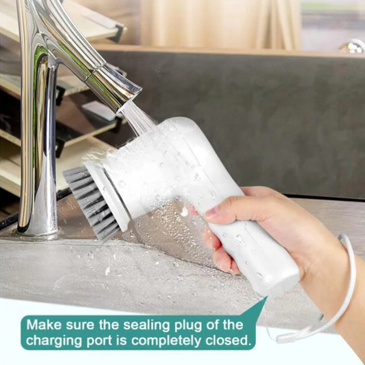 Cordless Electric Spin Scrubber Cleaning Brush 6