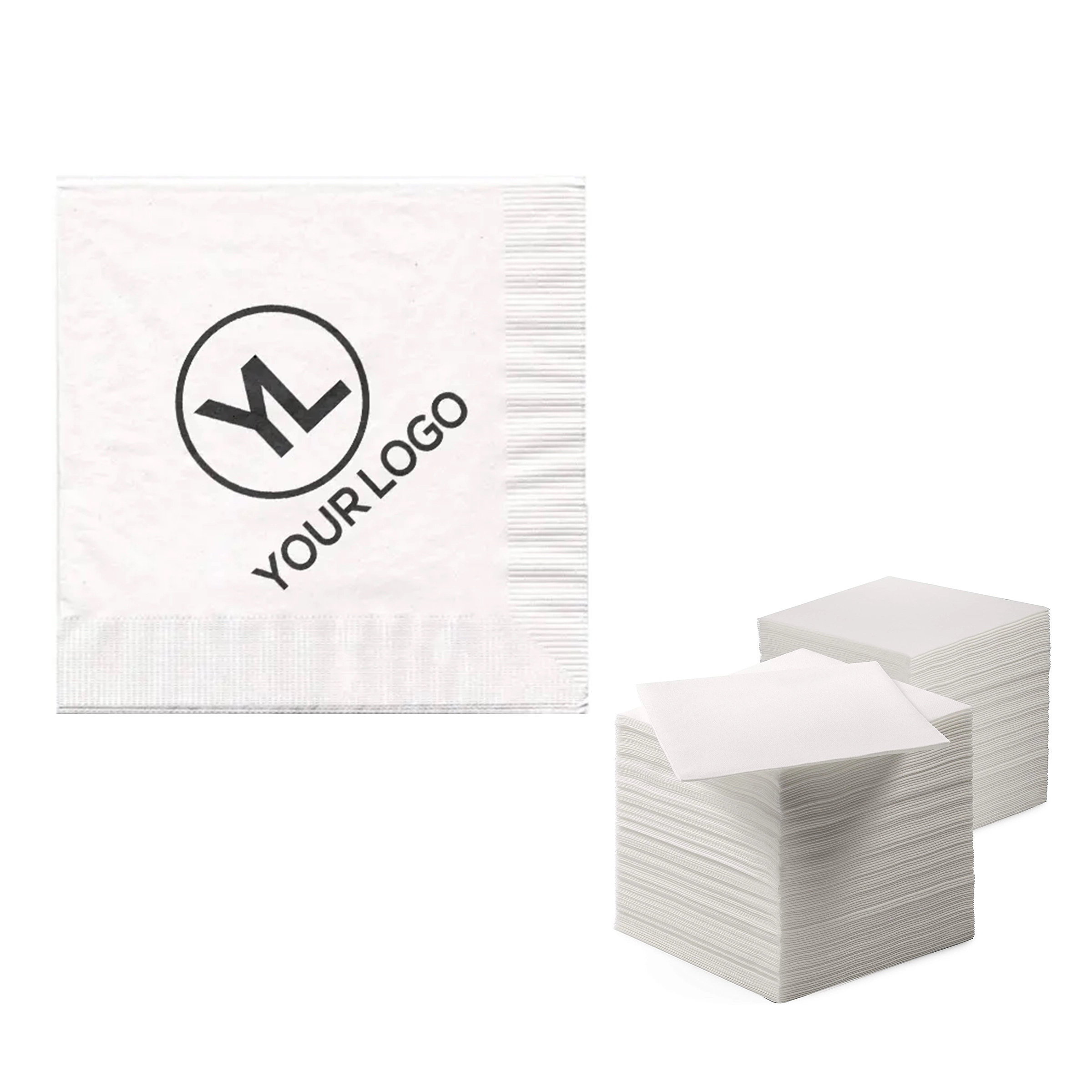 Promo 2 Ply Beverage Napkins MOQ 1000PCS