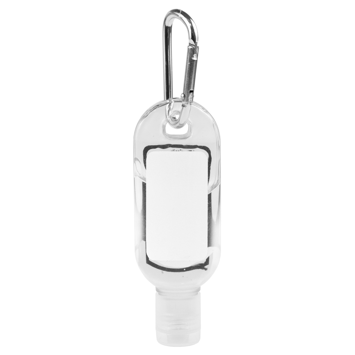 "SanGo L" 1.8 oz Hand Sanitizer Antibacterial Gel in Flip-Top Bottle with Carabiner(PhotoImage Full 1