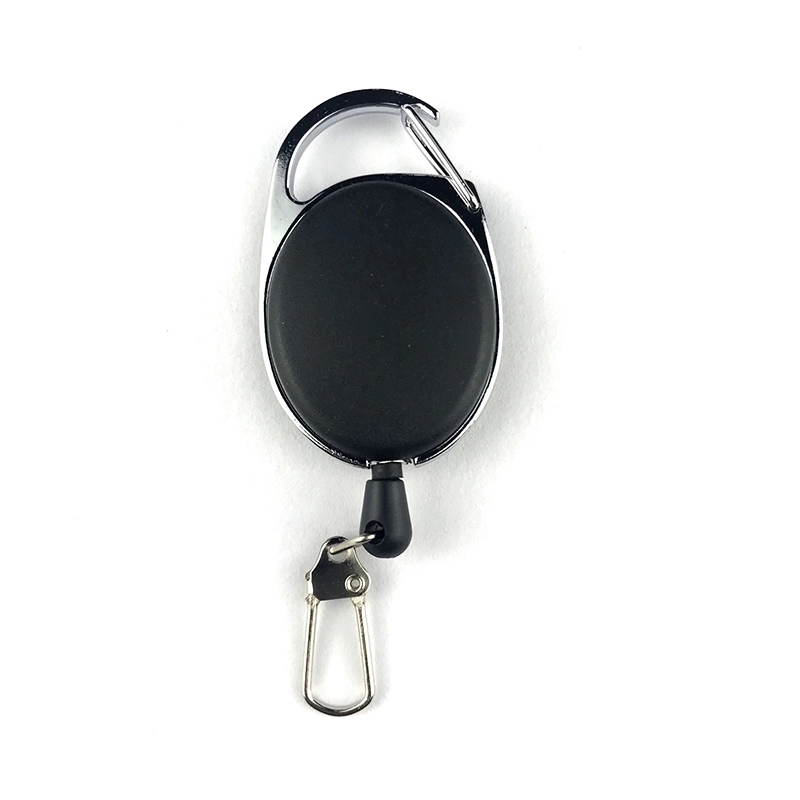 RETRACTABLE BADGE HOLDER WITH Key Chain Loop 5