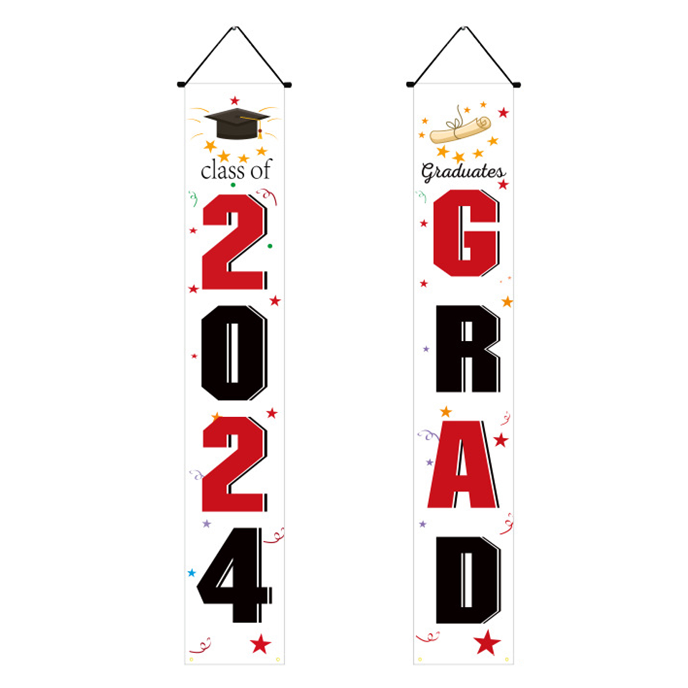 Polyester Graduation Season Event Party Decoration Couplet 10