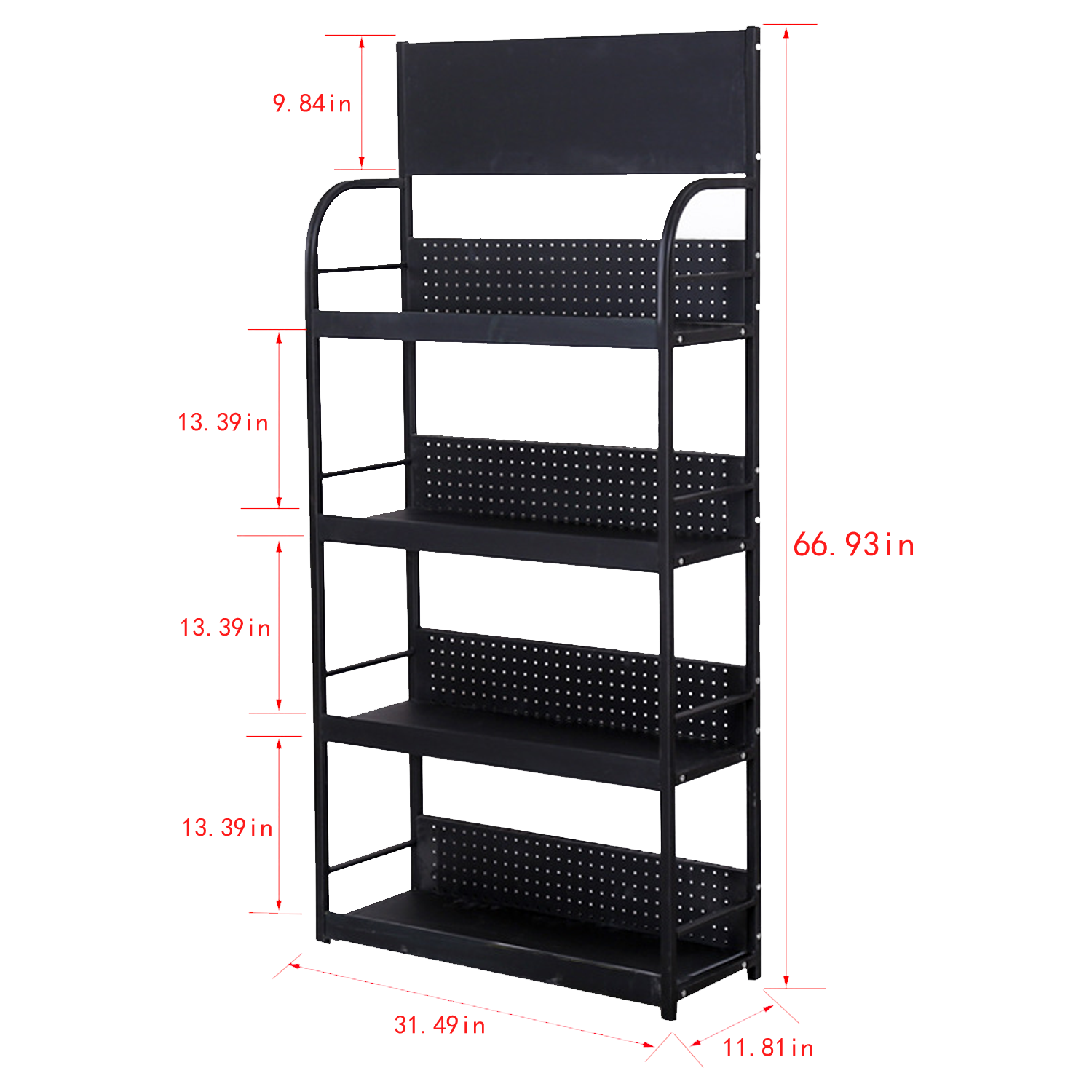 4 Tier Metal Display Rack 2